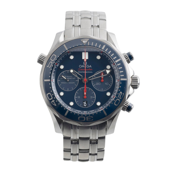 Omega Seamaster chronograph steel automatic men's watch 212.30.44.50.03.001  [2501686]