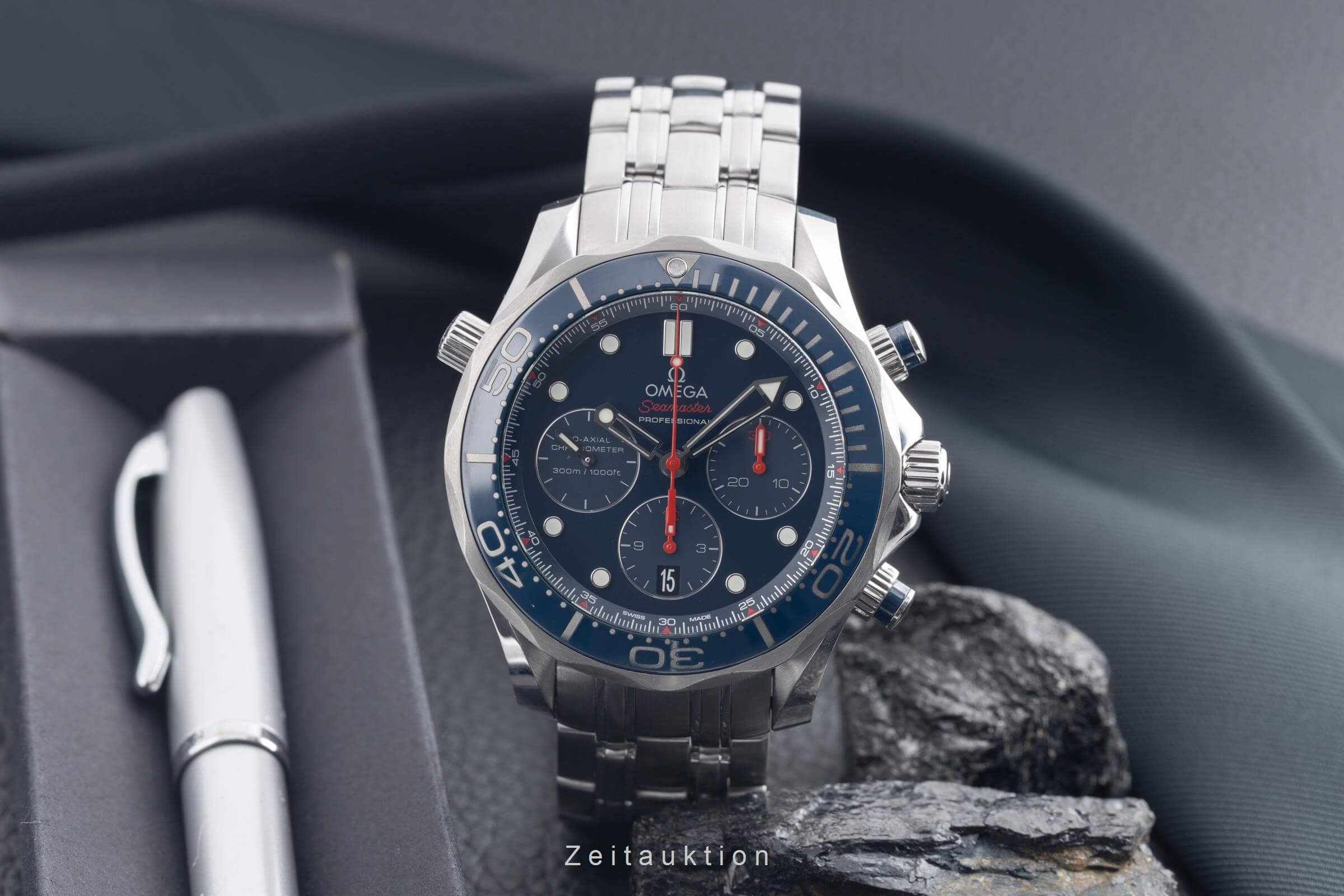 Omega Seamaster chronograph steel automatic men's watch 212.30.44.50.03.001  [2501686]