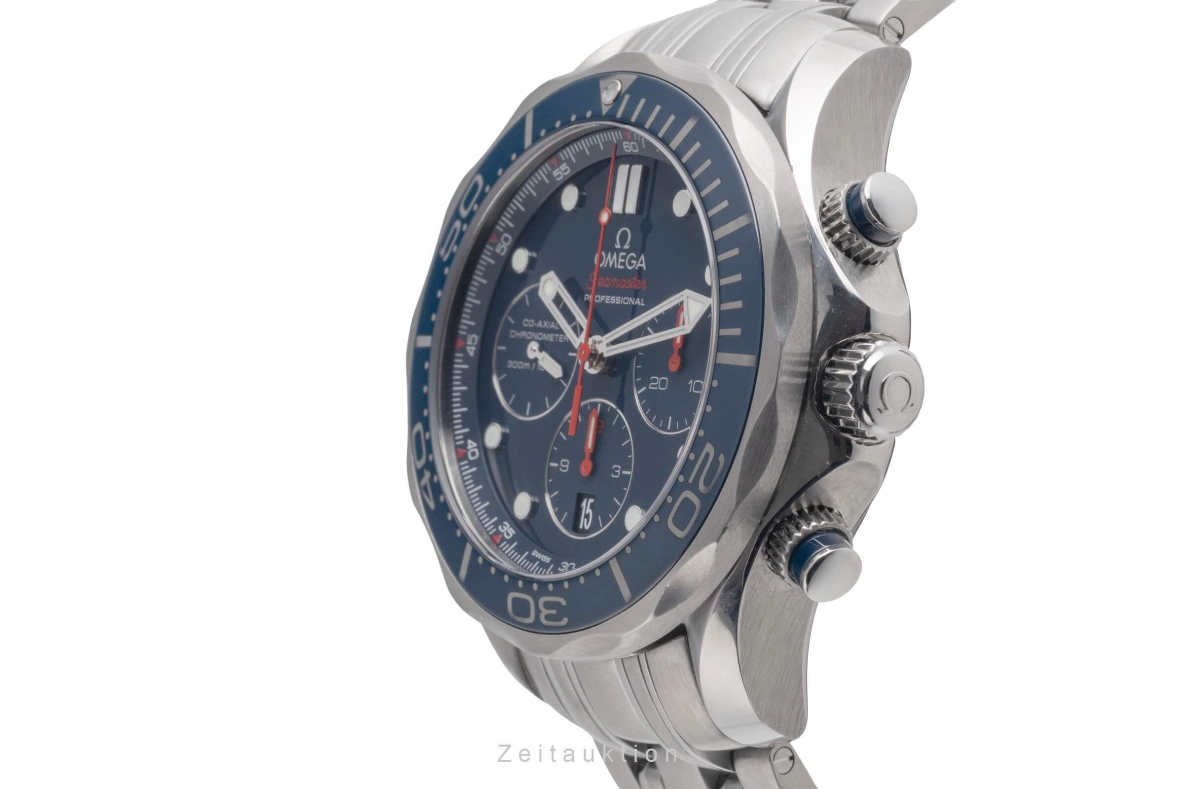 Omega Seamaster chronograph steel automatic men's watch 212.30.44.50.03.001  [2501686]