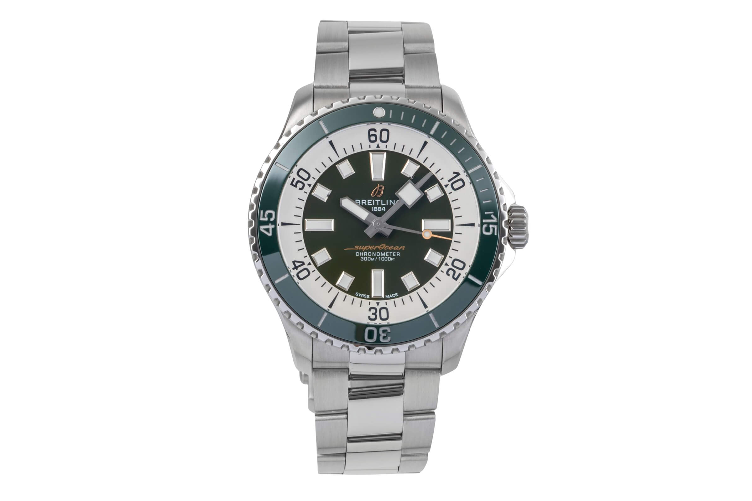 Breitling Superocean acciaio automatismo orologio da uomo A17376A31L1A1 LP: 5350EUR  [2501689]