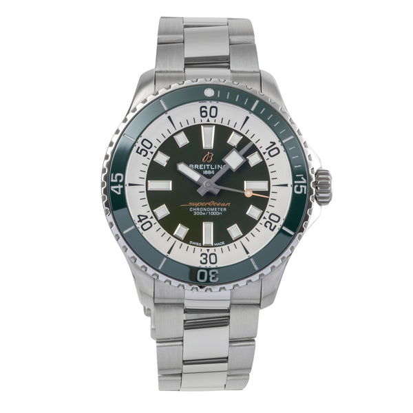 Breitling Superocean acciaio automatismo orologio da uomo A17376A31L1A1 LP: 5350EUR  [2501689]