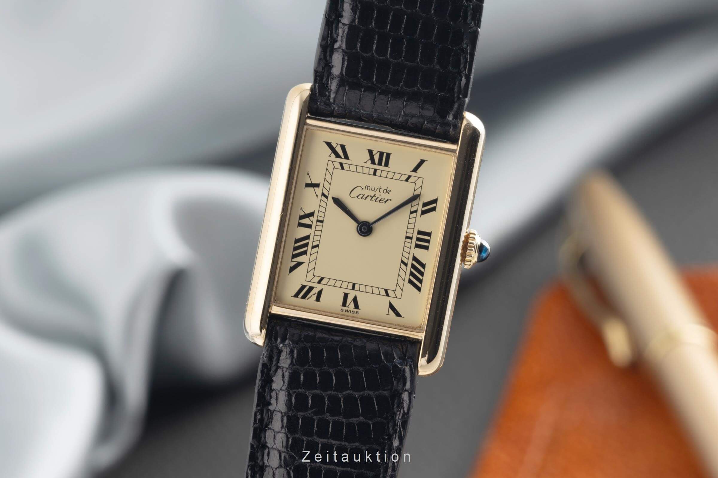 Cartier Vermeil silver-gilt manual winding unisex  [2501692]