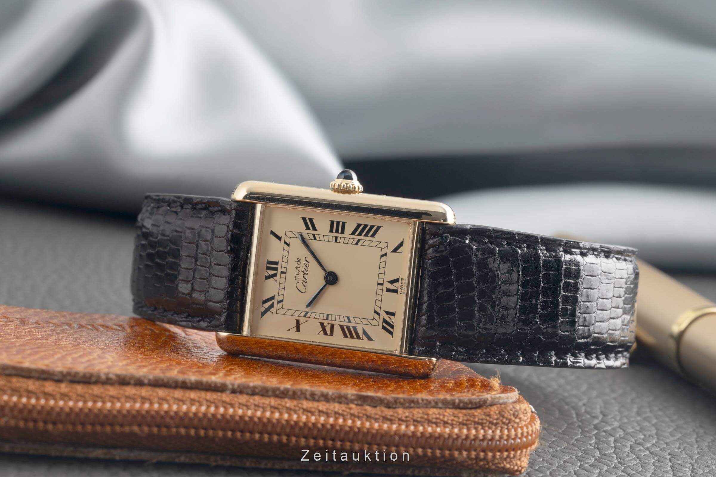 Cartier Vermeil silver-gilt manual winding unisex  [2501692]