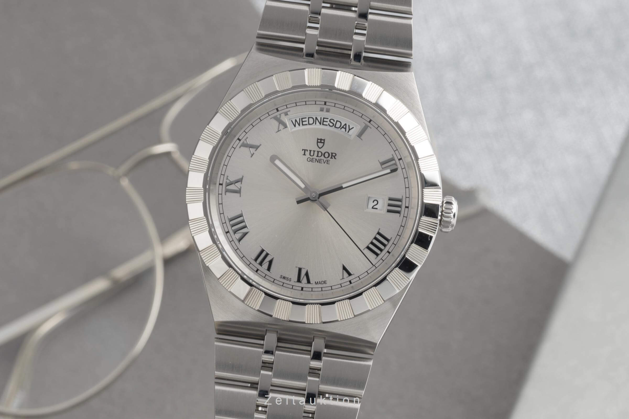 Tudor Royal 41 Automatik Edelstahl Herrenuhr Ref. 28600 Box & Papiere 2024 [2501696]