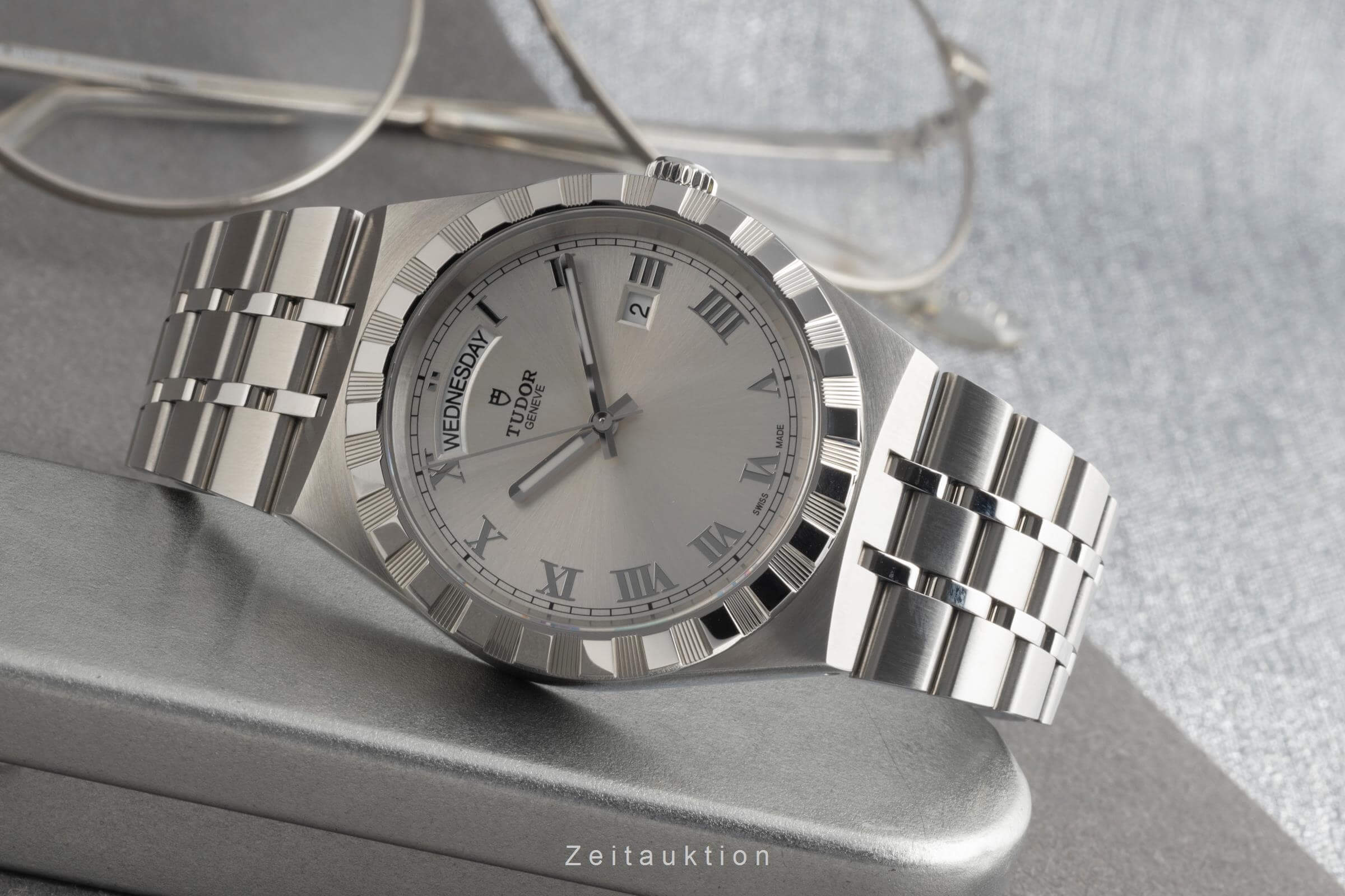 Tudor Royal 41 Automatik Edelstahl Herrenuhr Ref. 28600 Box & Papiere 2024 [2501696]