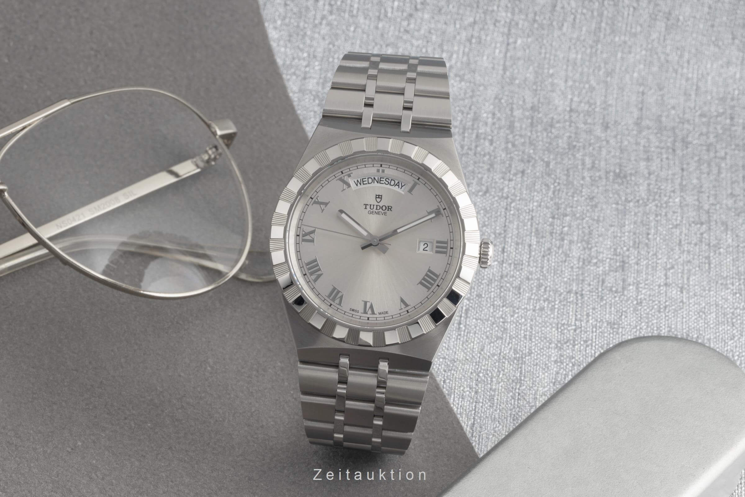 Tudor Royal 41 Automatik Edelstahl Herrenuhr Ref. 28600 Box & Papiere 2024 [2501696]