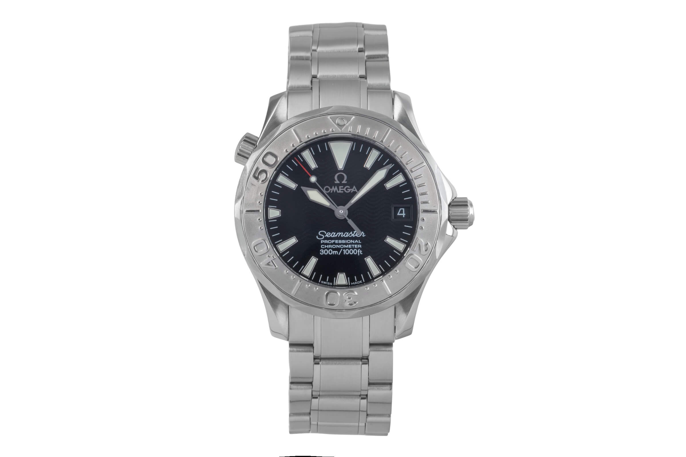 Omega Seamaster acciaio / oro bianco automatismo orologio da uomo 2236.50.00  [2501702]