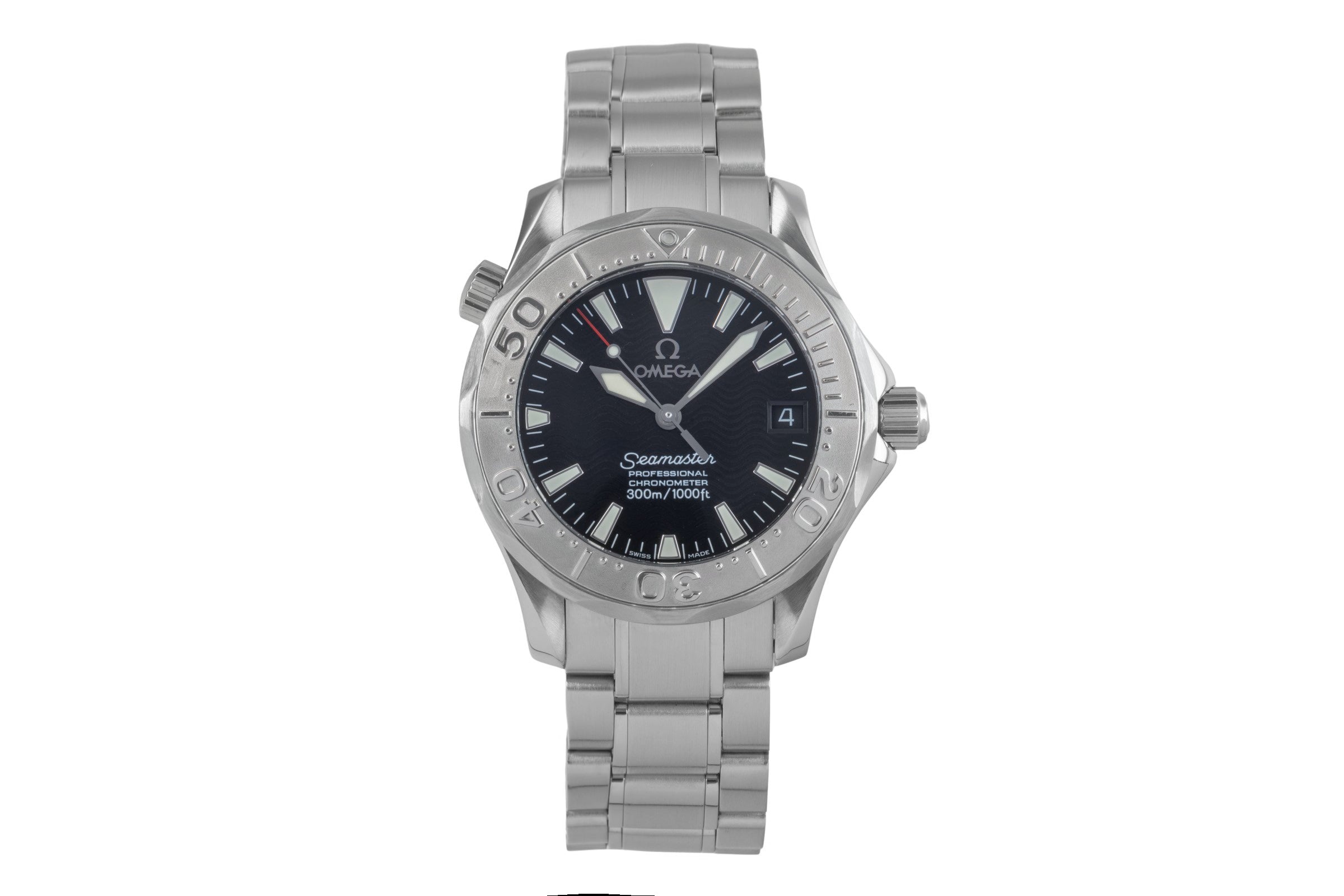 Omega Seamaster steel / white gold automatic men's watch 2236.50.00  [2501702]