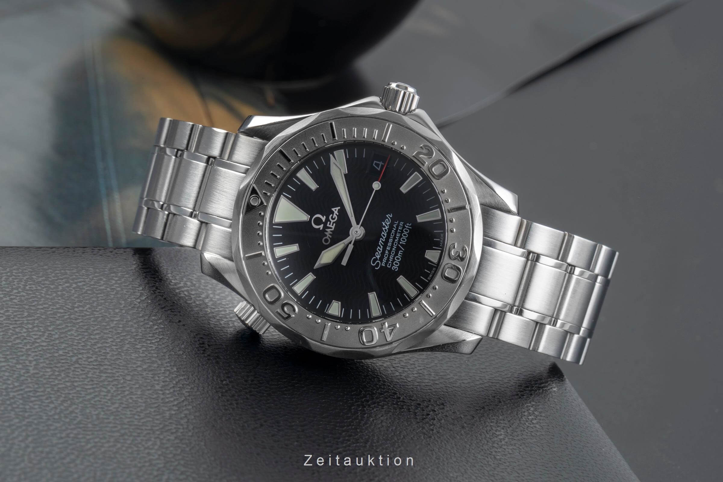 Omega Seamaster acciaio / oro bianco automatismo orologio da uomo 2236.50.00  [2501702]