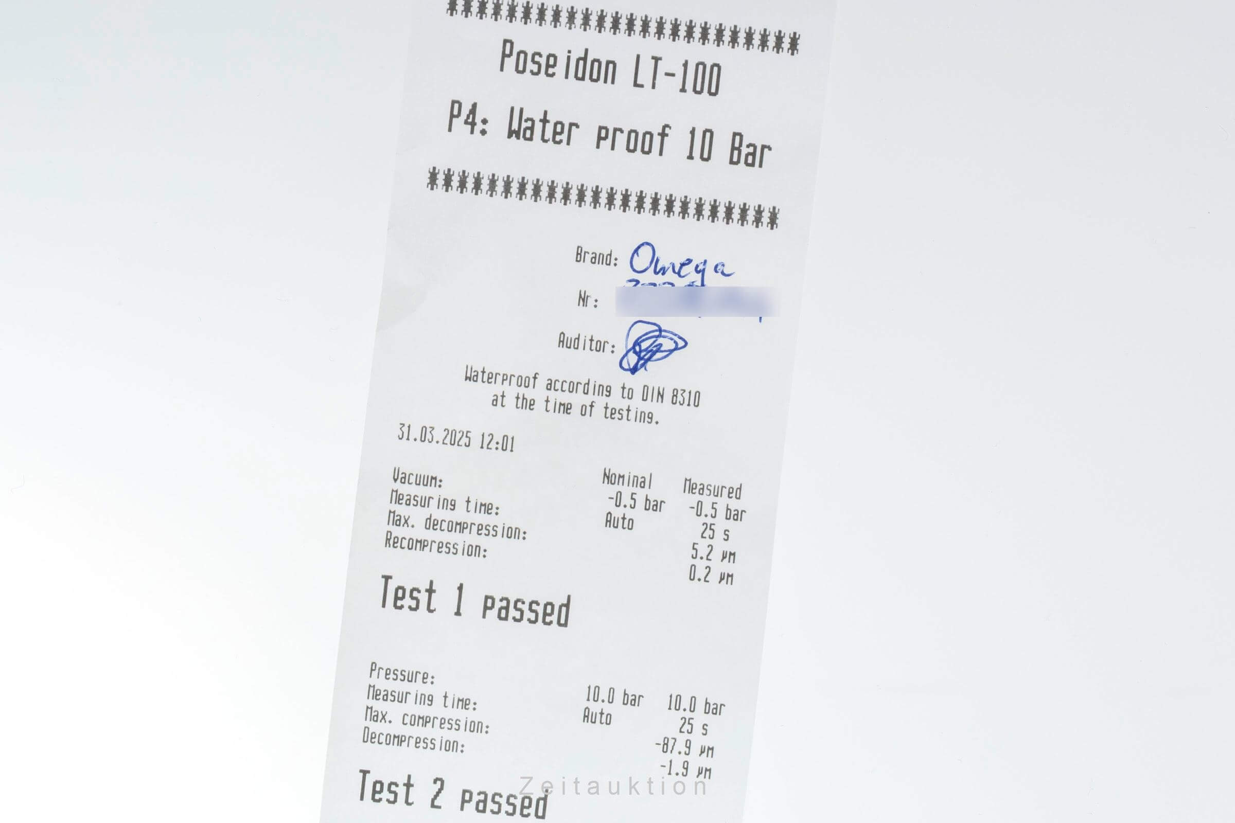 Omega Seamaster acciaio automatismo orologio da uomo 220.10.41.21.03.001 LP: 6000EUR  [2501711]