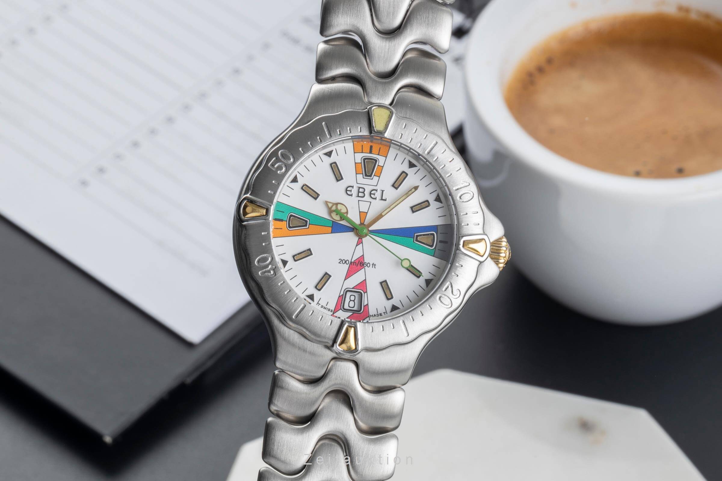 Ebel Sportwave steel / gold quartz men's watch 6187541  [2501713]