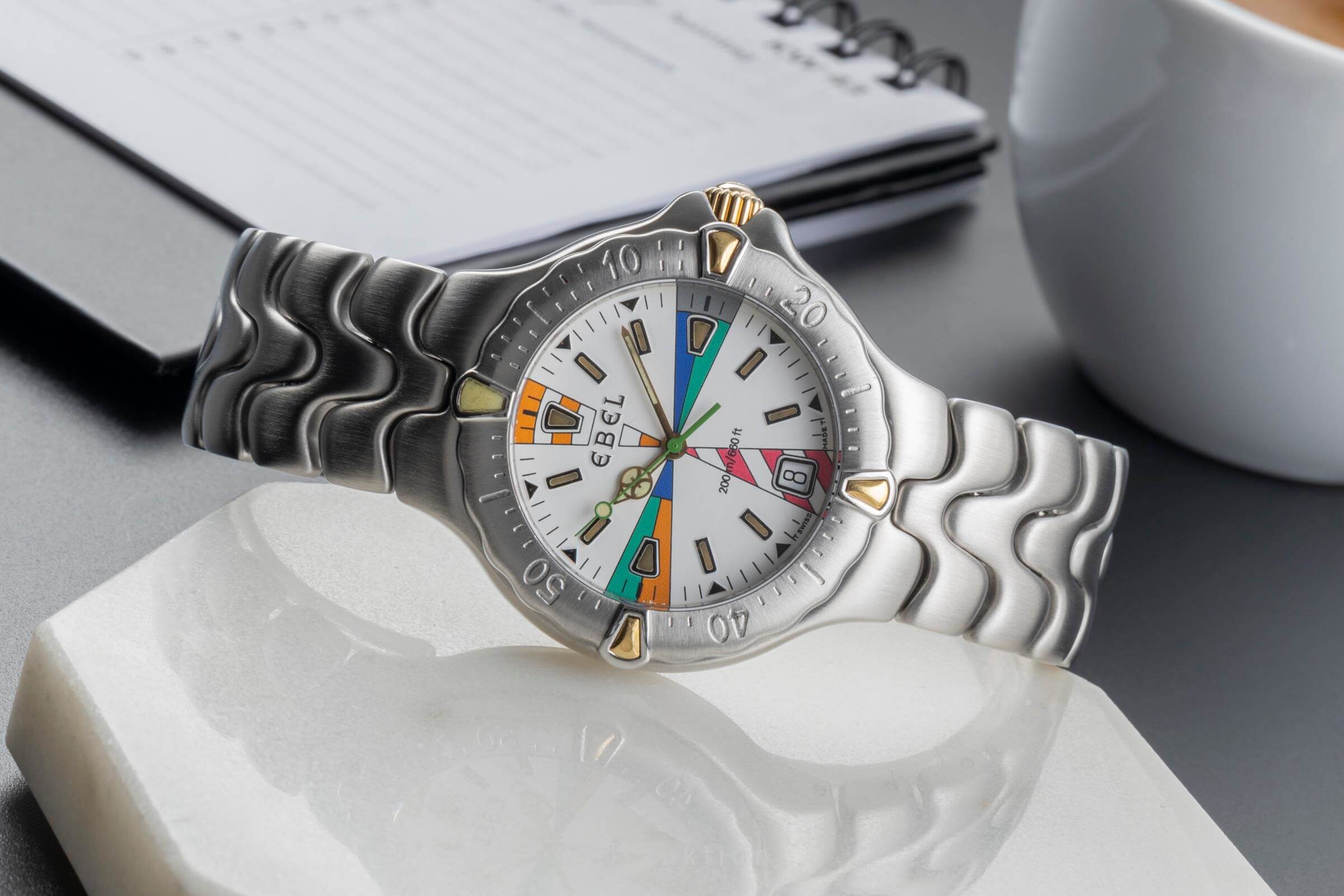 Ebel Sportwave steel / gold quartz men's watch 6187541  [2501713]