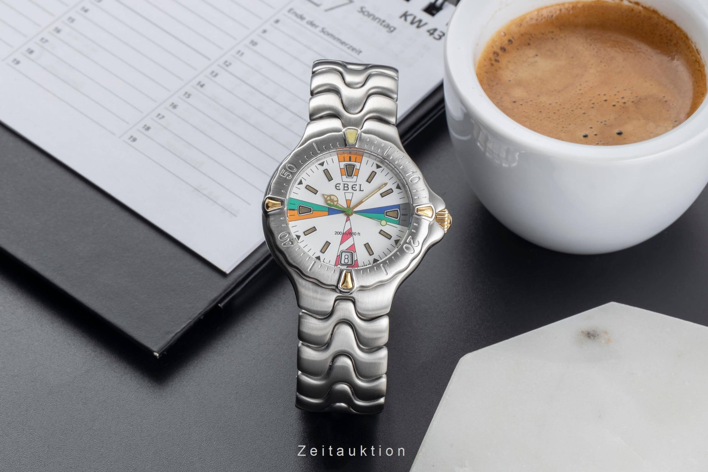 Ebel Sportwave steel / gold quartz men's watch 6187541  [2501713]