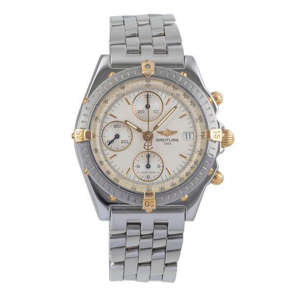 Breitling Chronomat chronograph steel / gold automatic men's watch B13050  [2501714]