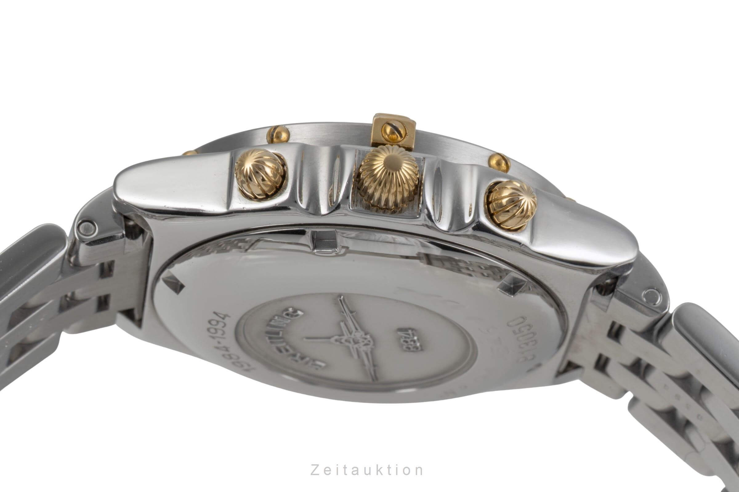 Breitling Chronomat chronograph steel / gold automatic men's watch B13050  [2501714]