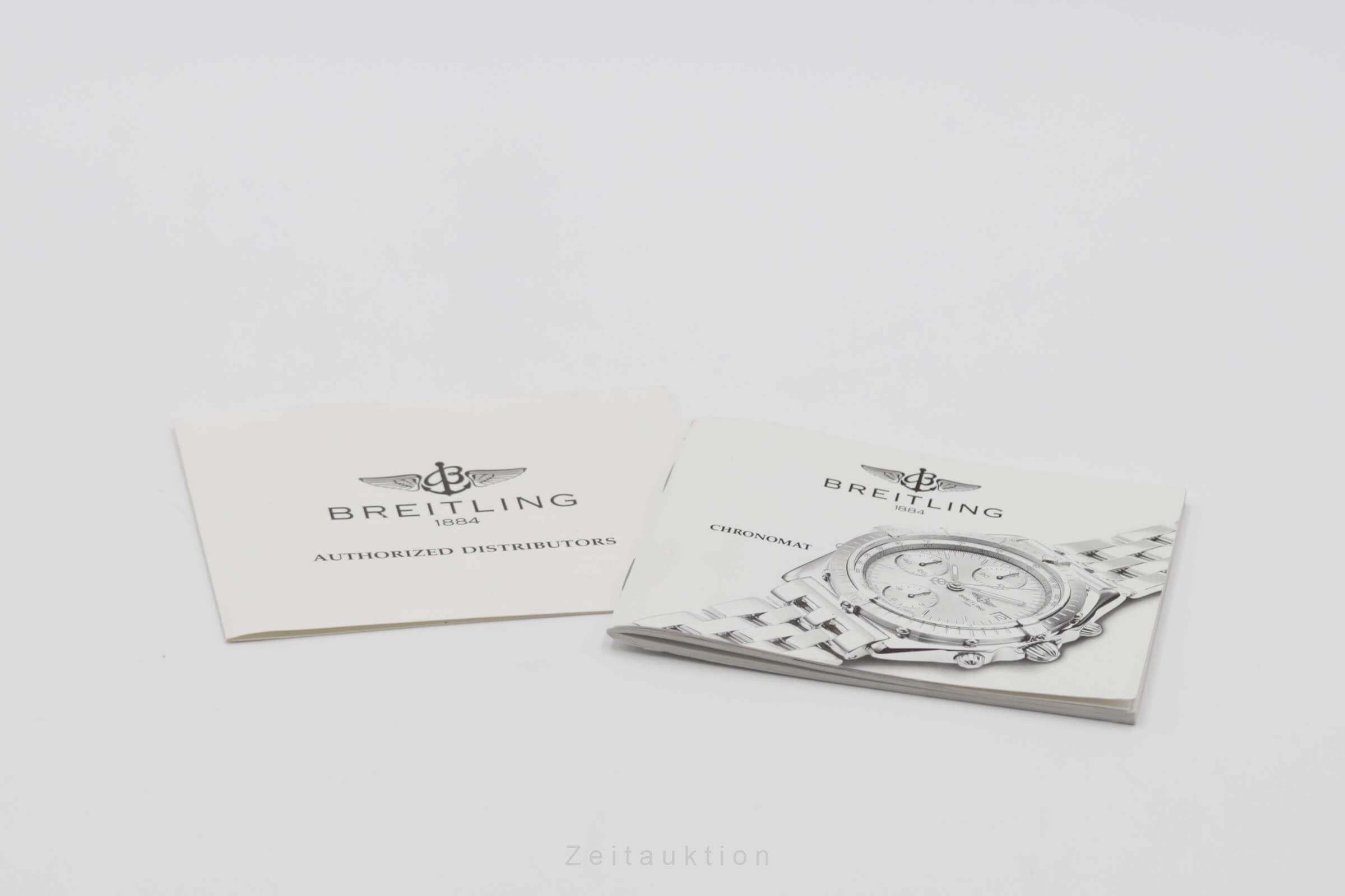 Breitling Chronomat chronograph steel / gold automatic men's watch B13050  [2501714]