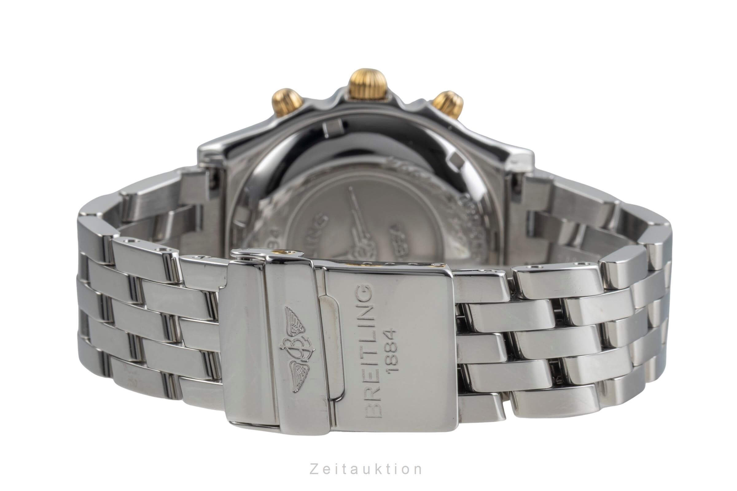 Breitling Chronomat chronograph steel / gold automatic men's watch B13050  [2501714]