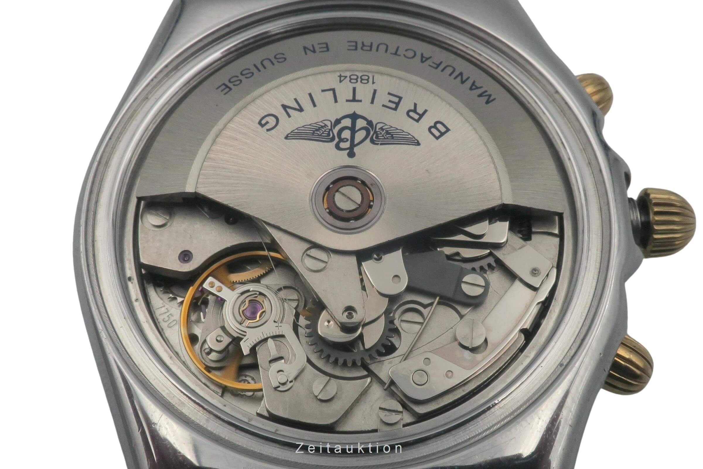 Breitling Chronomat chronograph steel / gold automatic men's watch B13050  [2501714]