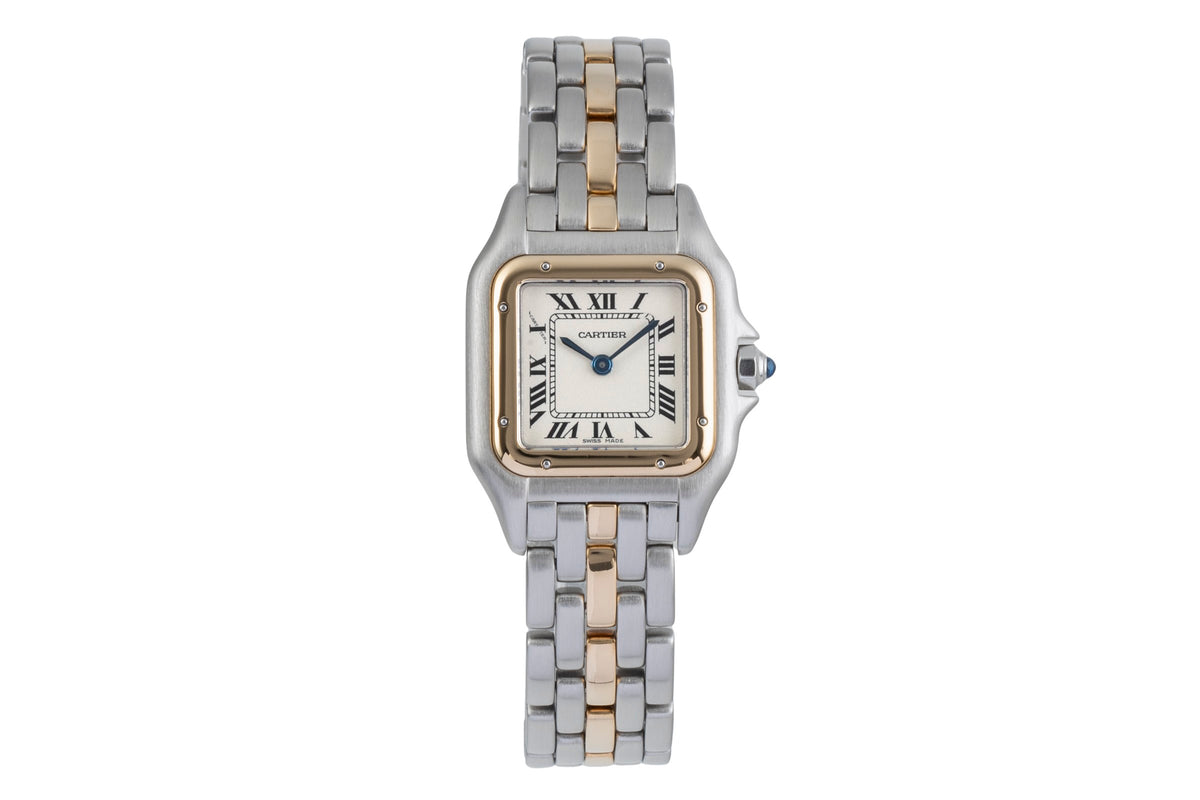 Cartier Panthere steel / gold quartz women's watch 66921 LP: 8950EUR  [2501721]