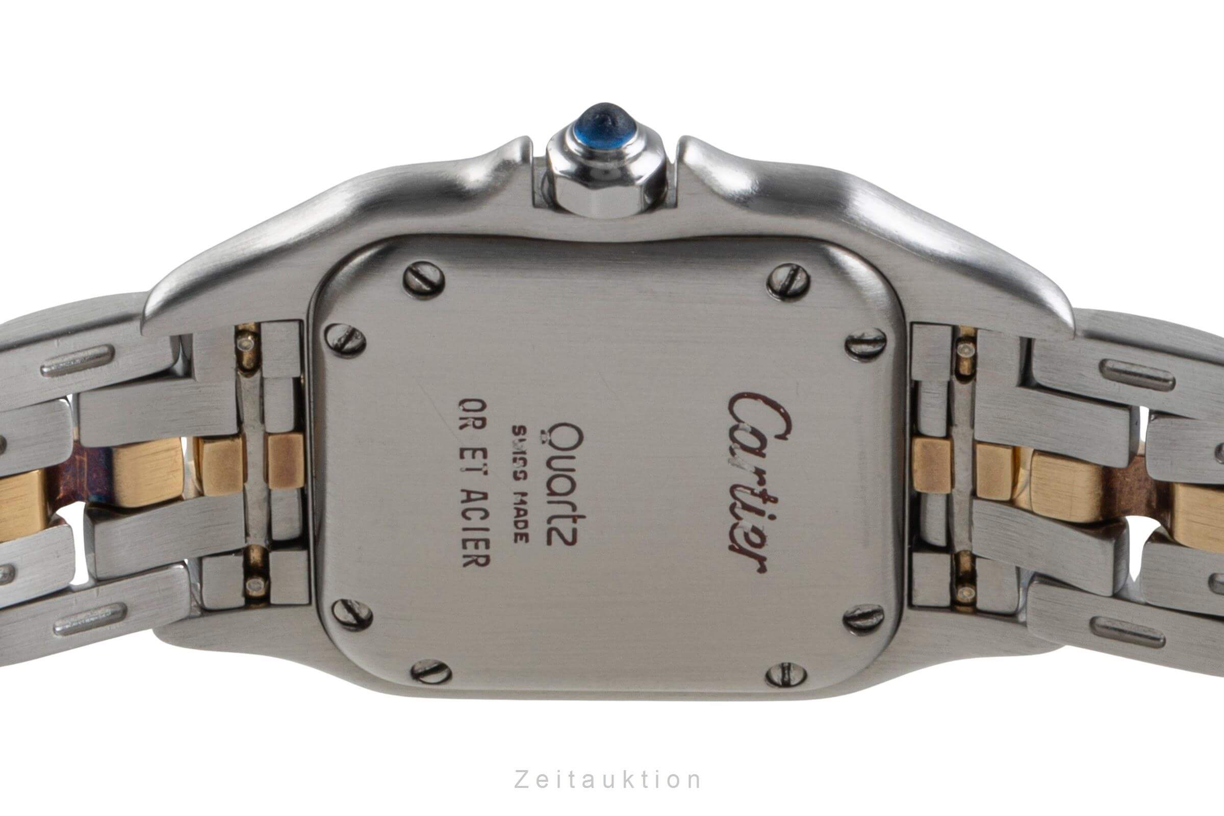 Cartier Panthere acero / oro cuarzo reloj para damas  66921 LP: 8950EUR  [2501721]