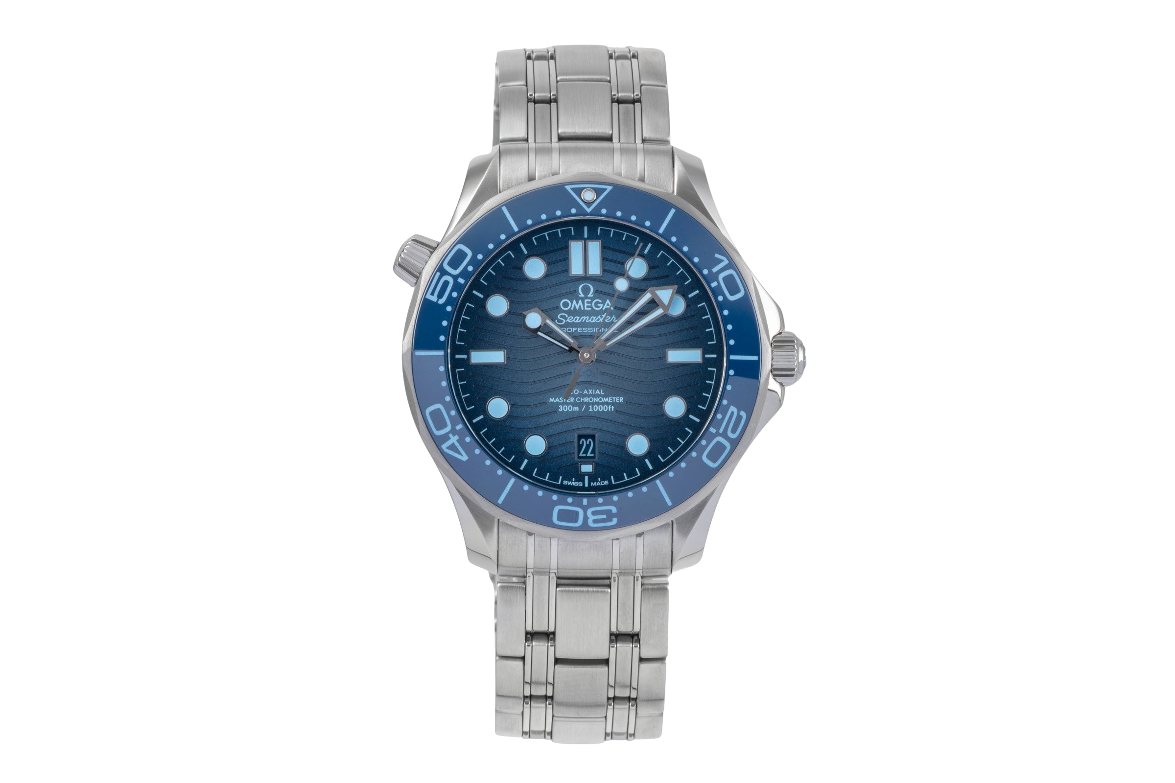 Omega Seamaster steel automatic men's watch 210.30.42.20.03.003 LP: 6800EUR  [2501728]
