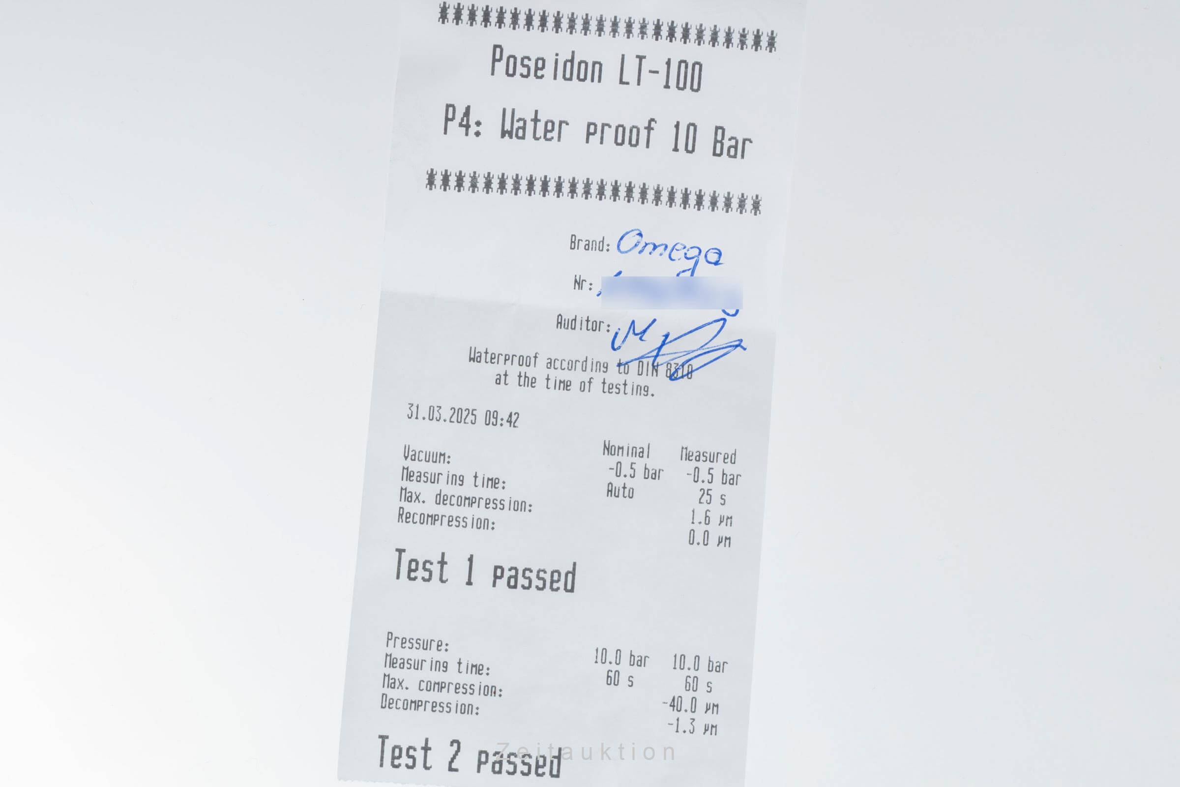 Omega Seamaster acciaio automatismo orologio da uomo 210.30.42.20.03.003 LP: 6800EUR  [2501728]