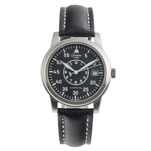 Glashütte Navigator acero automático reloj para caballeros 39-42-07-02-04  [2501730]