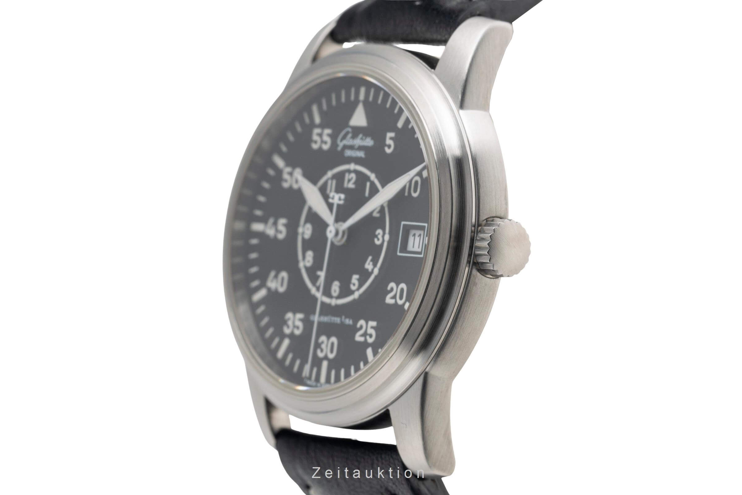 Glashütte Navigator acero automático reloj para caballeros 39-42-07-02-04  [2501730]