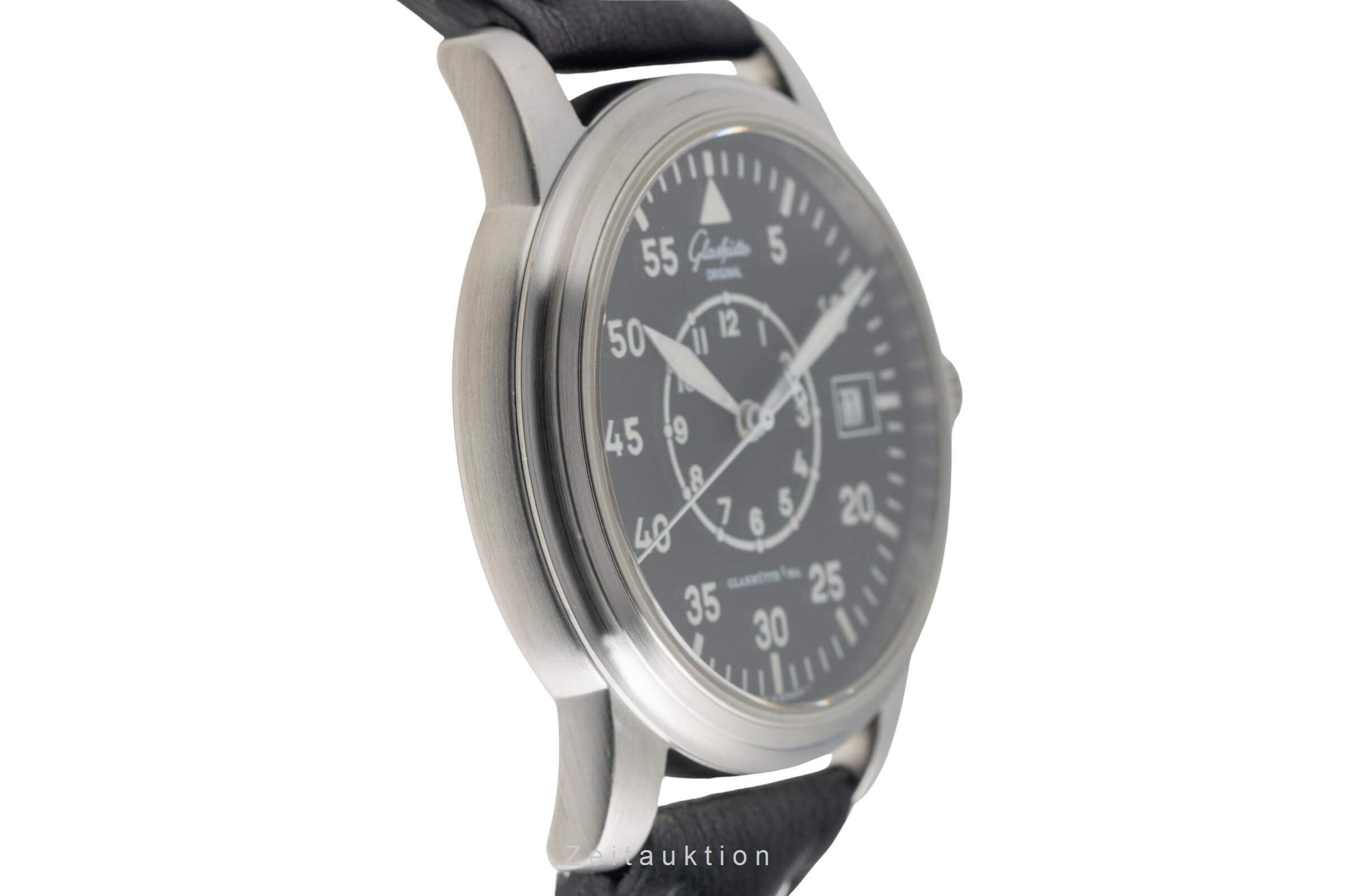 Glashütte Navigator acero automático reloj para caballeros 39-42-07-02-04  [2501730]