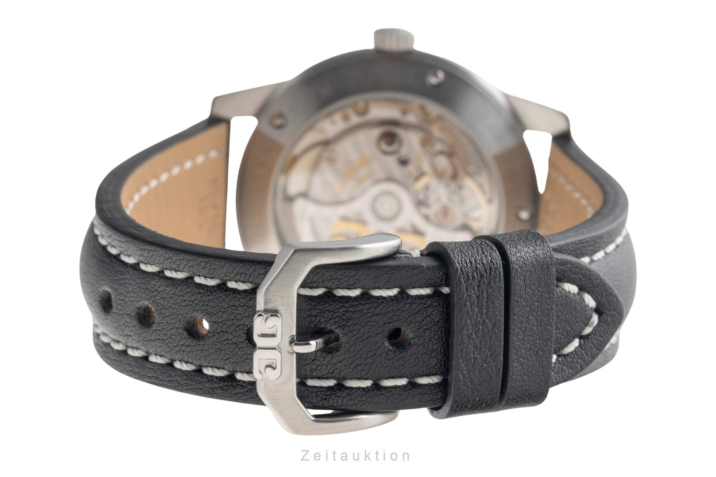 Glashütte Navigator acero automático reloj para caballeros 39-42-07-02-04  [2501730]