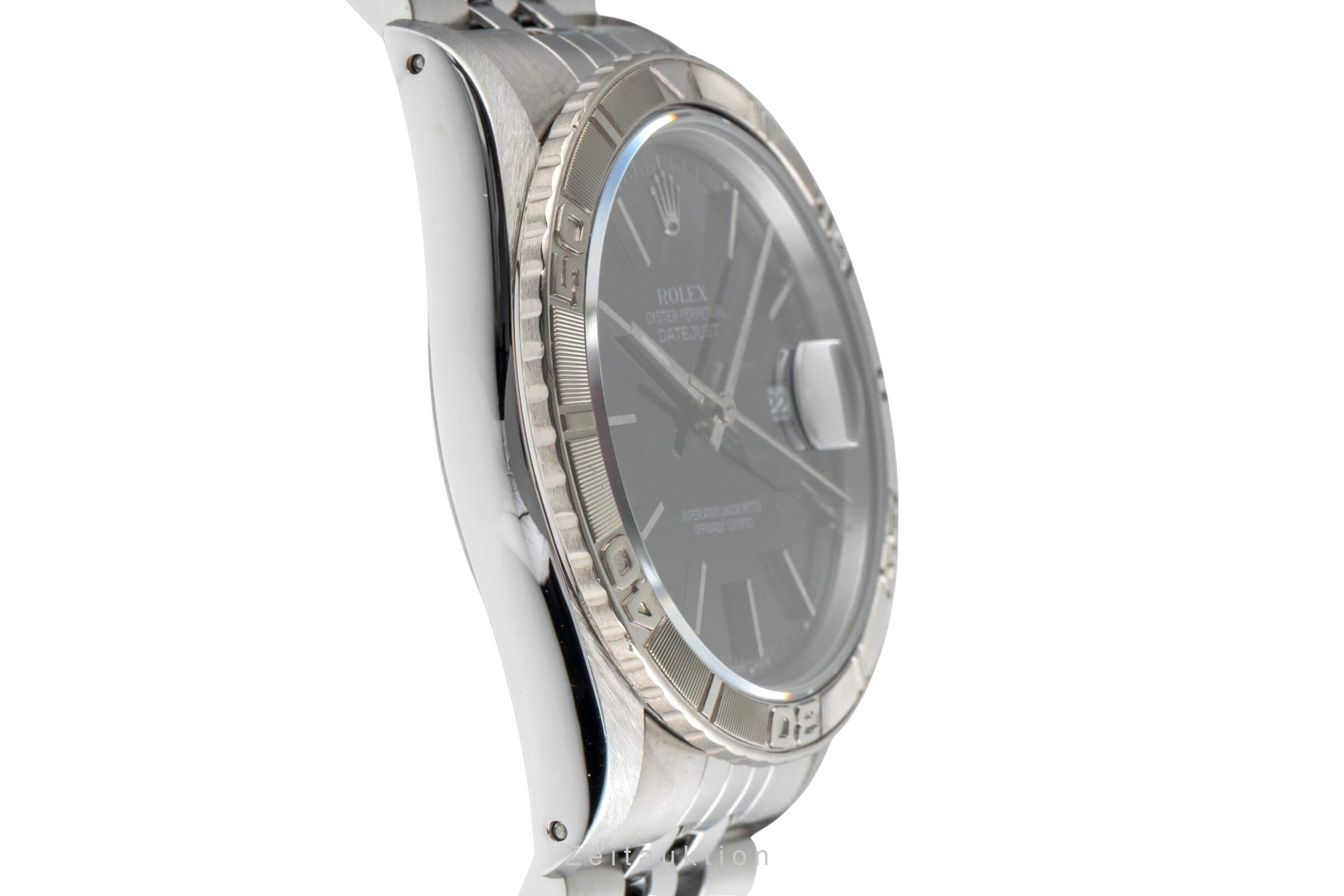 Rolex Datejust Turn-O-Graph acciaio / oro bianco automatismo orologio da uomo 16264  [2501731]