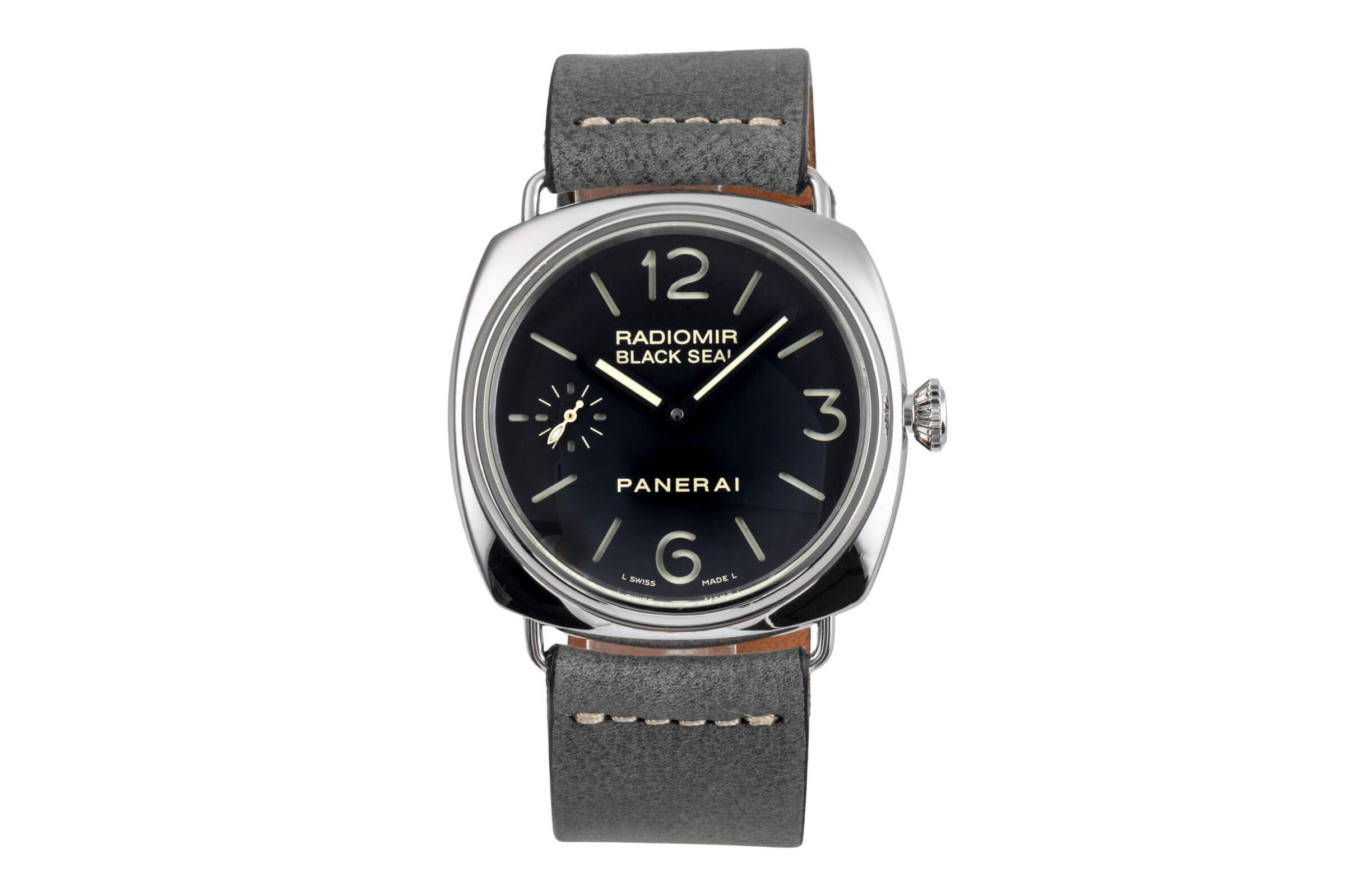 Panerai Black Seal acciaio carica manuale orologio da uomo PAM00183  [2501738]