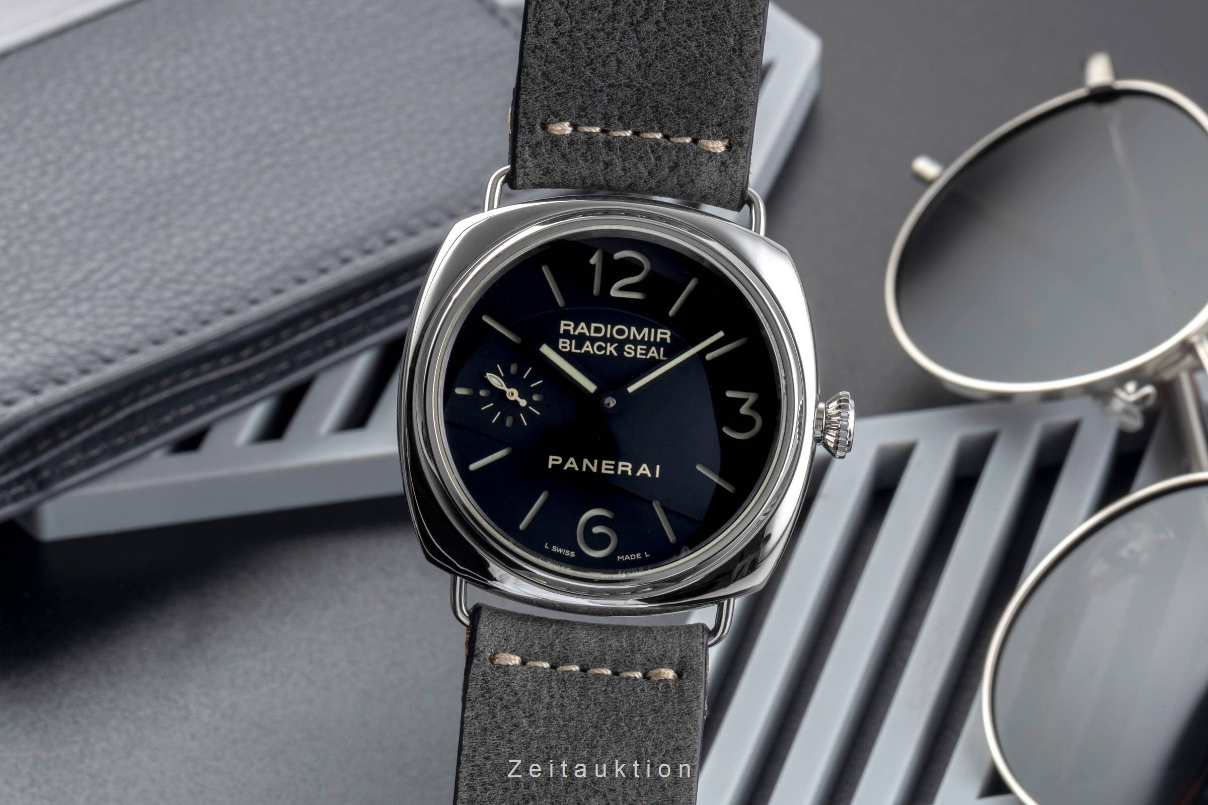 Panerai Black Seal acciaio carica manuale orologio da uomo PAM00183  [2501738]