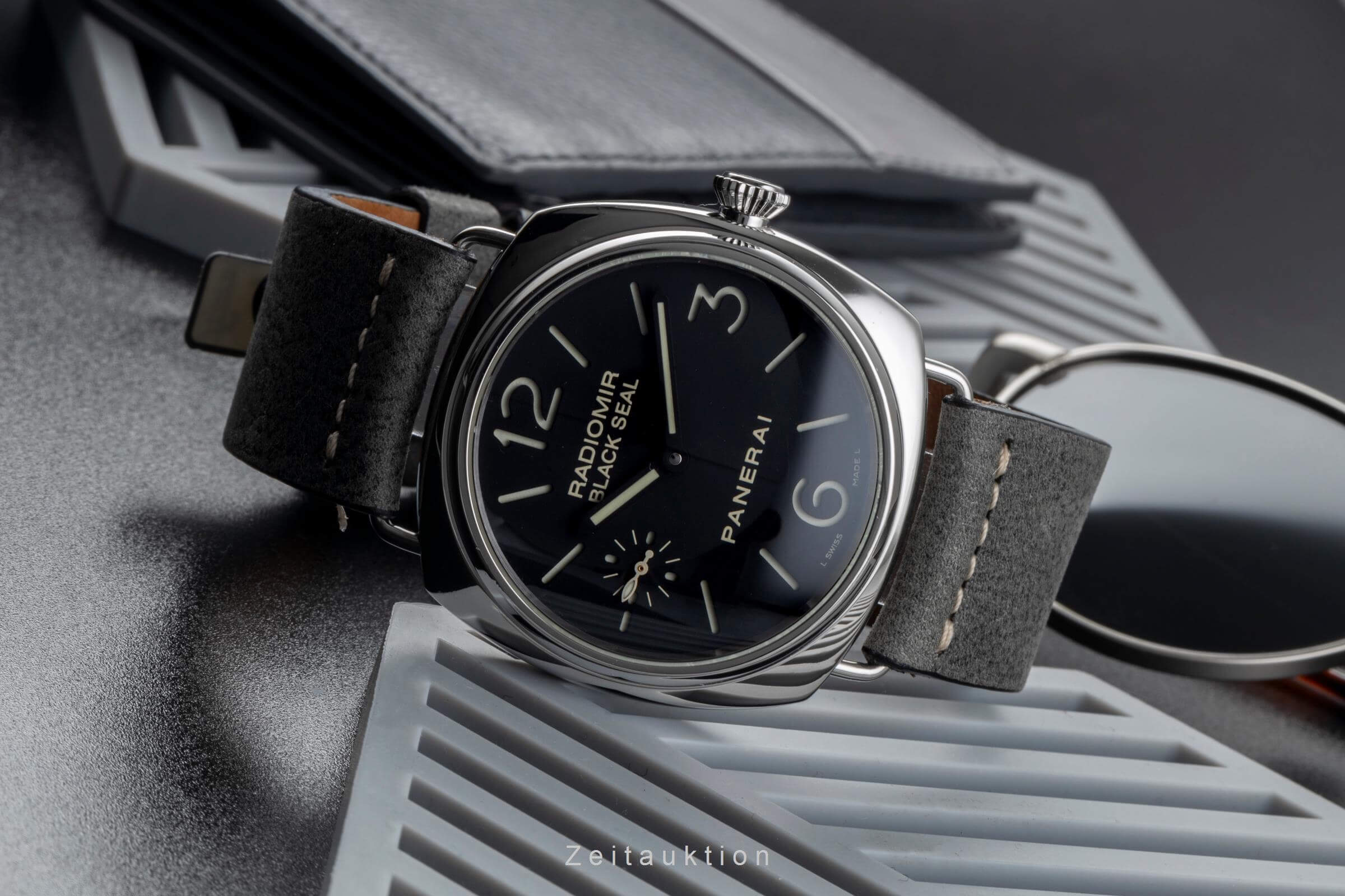 Panerai Black Seal acciaio carica manuale orologio da uomo PAM00183  [2501738]