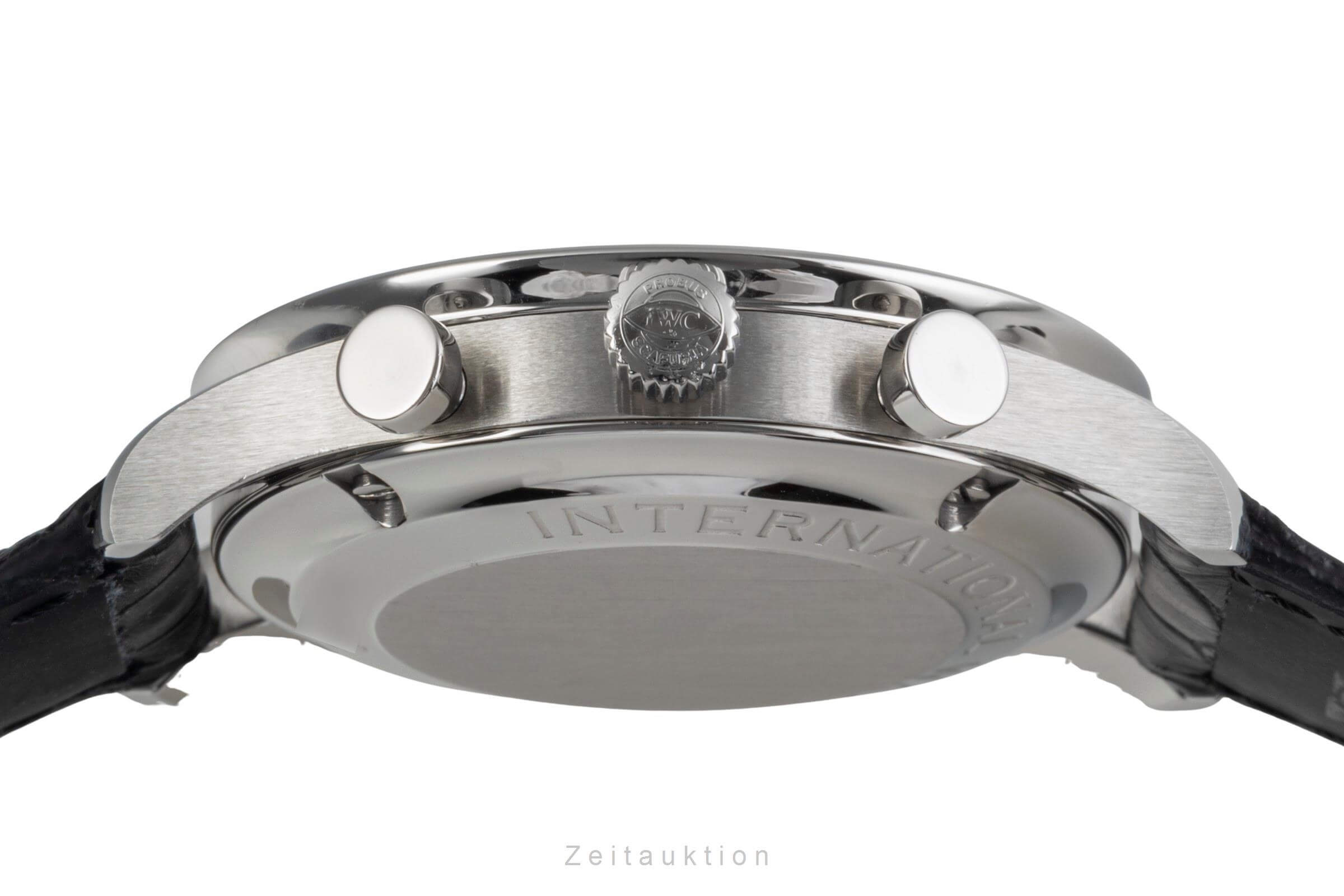 IWC Portugieser chronograph steel automatic men's watch IW371417 LP: 9100EUR  [2501739]