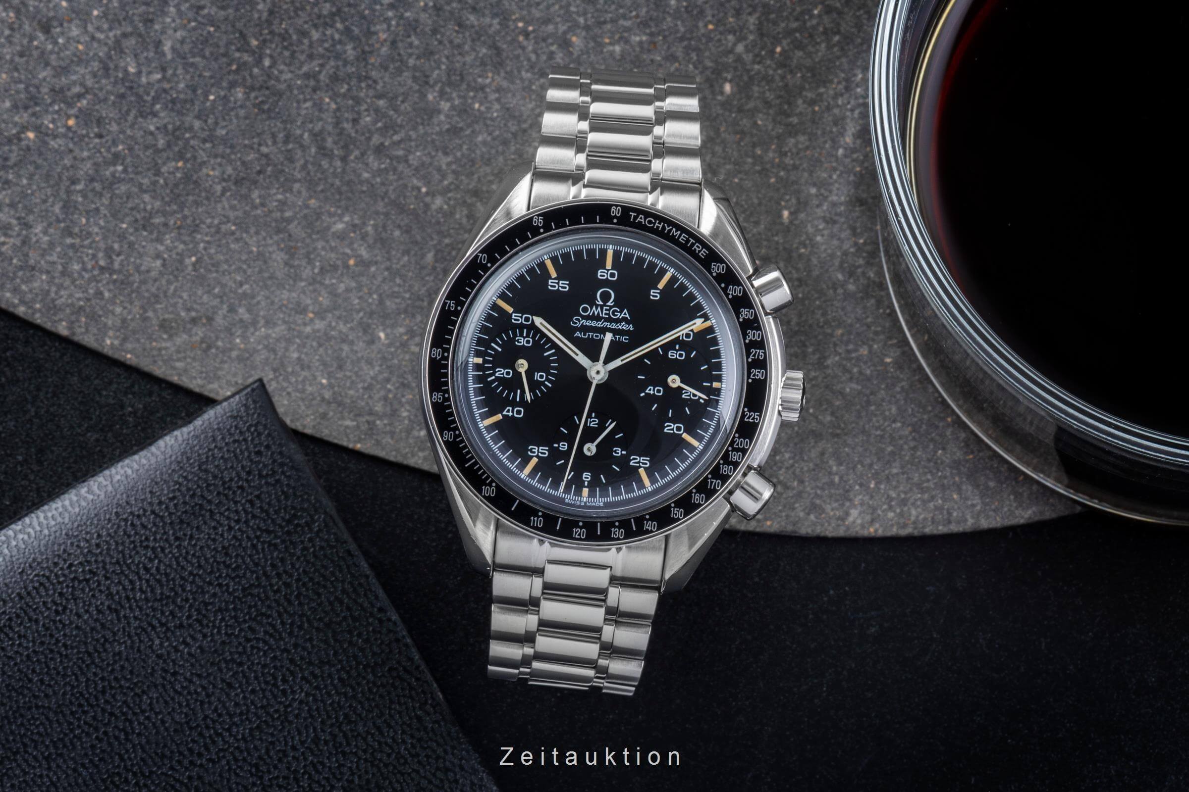 Omega Speedmaster chronograph steel automatic Kal. 1141 Ref