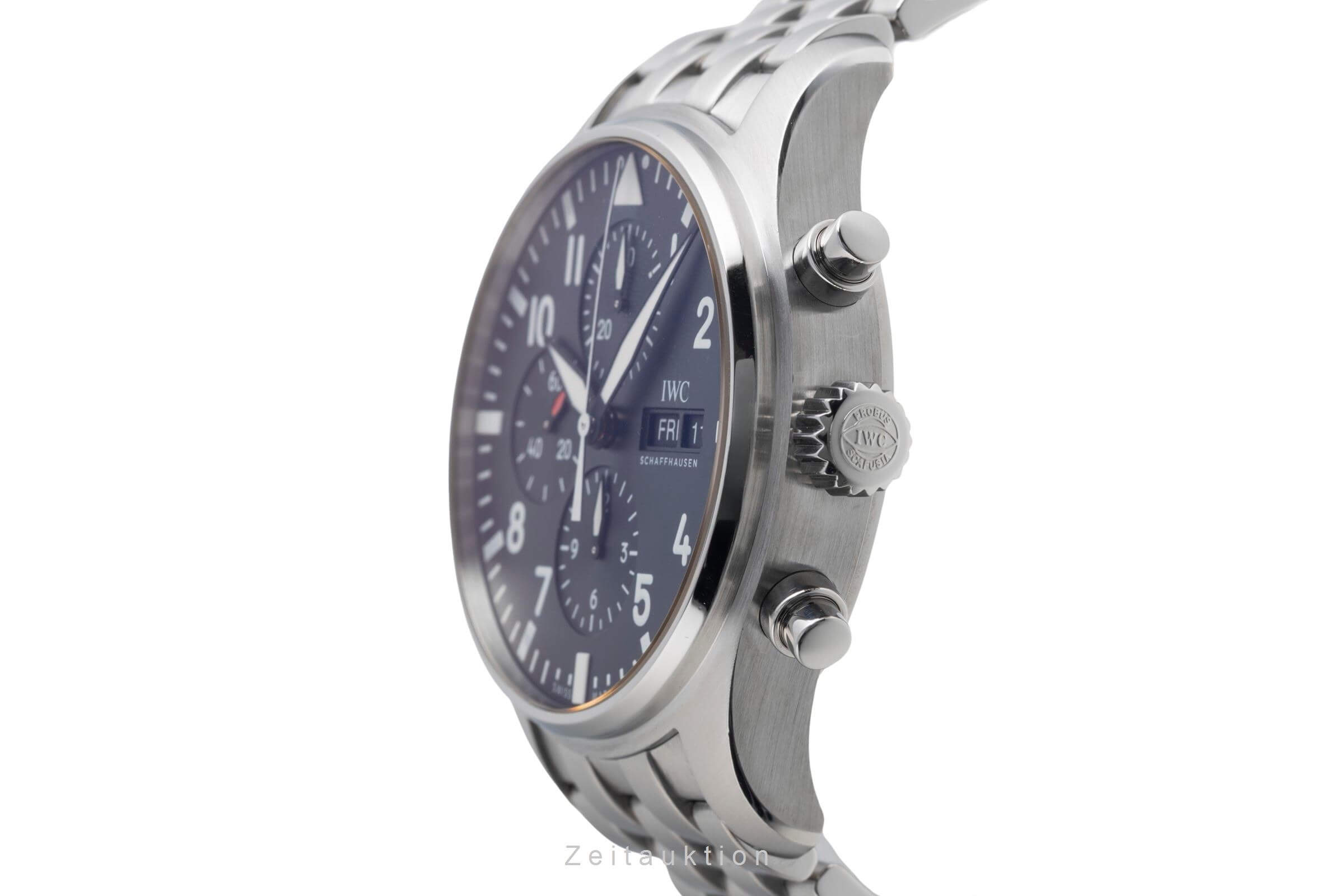 IWC Fliegerchronograph cronografo acciaio automatismo orologio da uomo IW377710 LP: 9000EUR  [2501745]