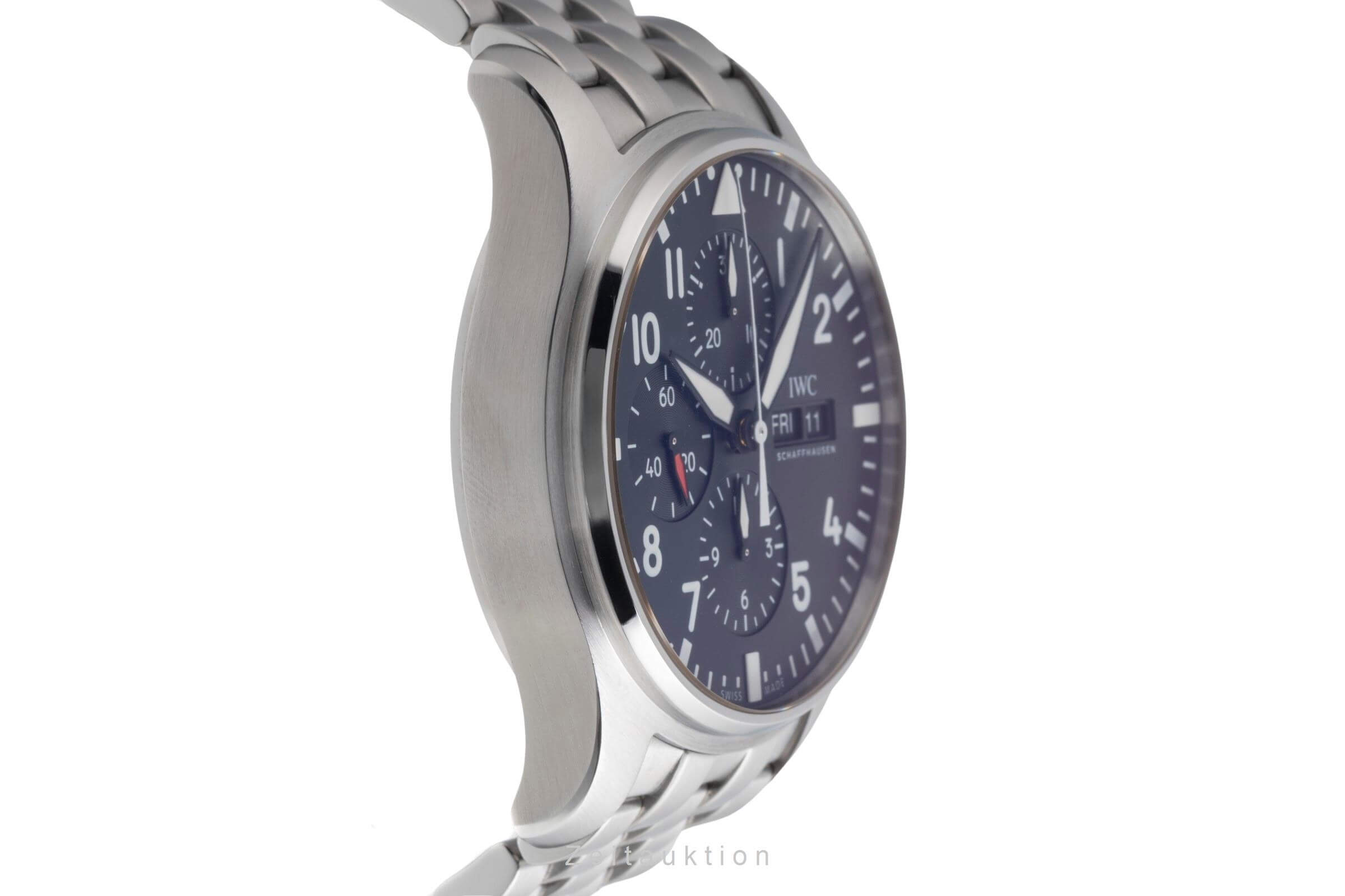 IWC Fliegerchronograph cronografo acciaio automatismo orologio da uomo IW377710 LP: 9000EUR  [2501745]