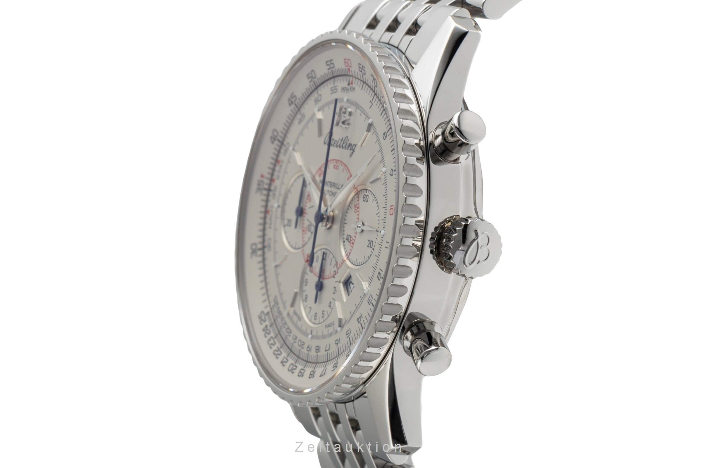 Breitling Montbrillant chronographe acier automatique montre pour hommes A4137012/G789 LP: 9300EUR  [2501747]