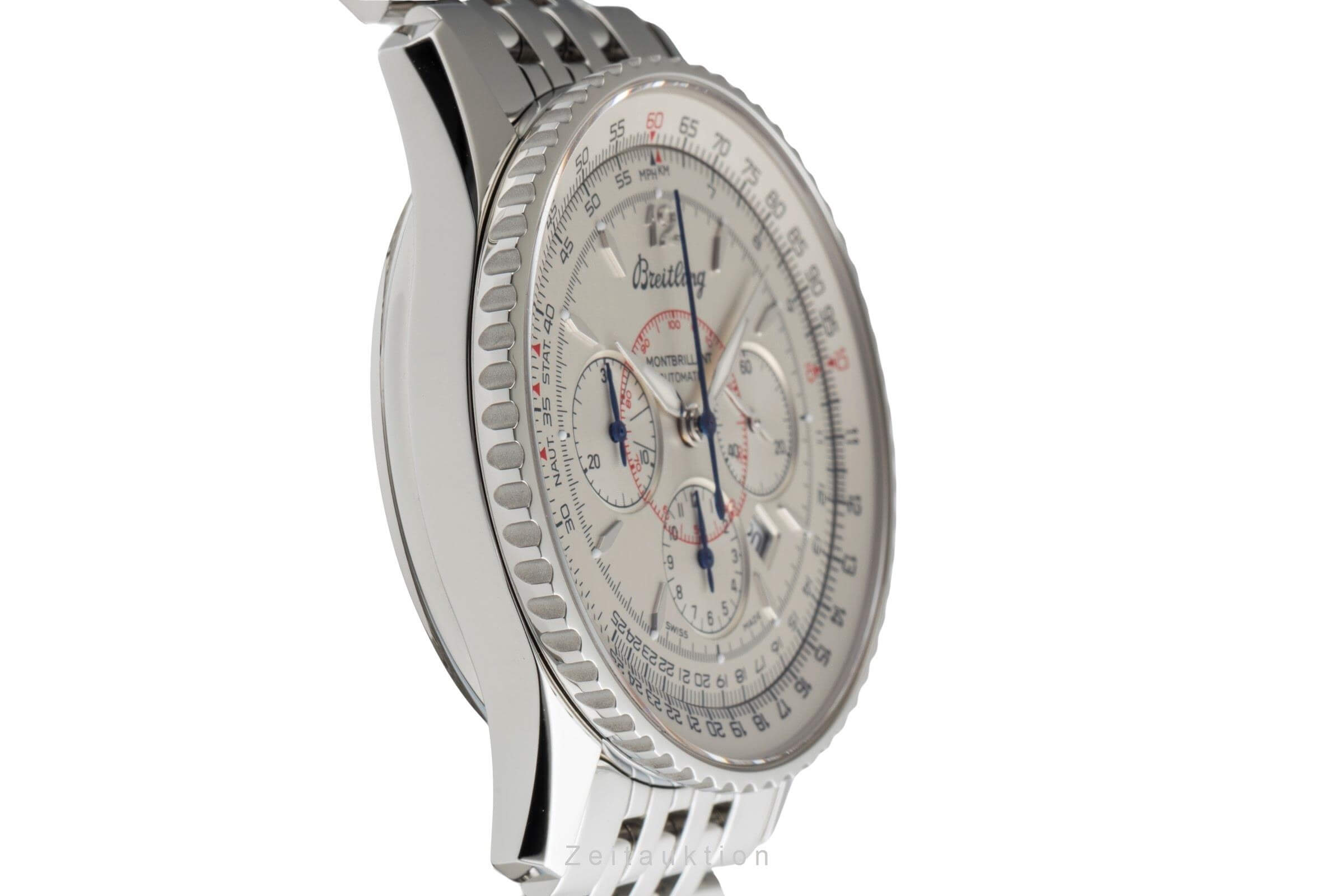 Breitling Montbrillant chronographe acier automatique montre pour hommes A4137012/G789 LP: 9300EUR  [2501747]