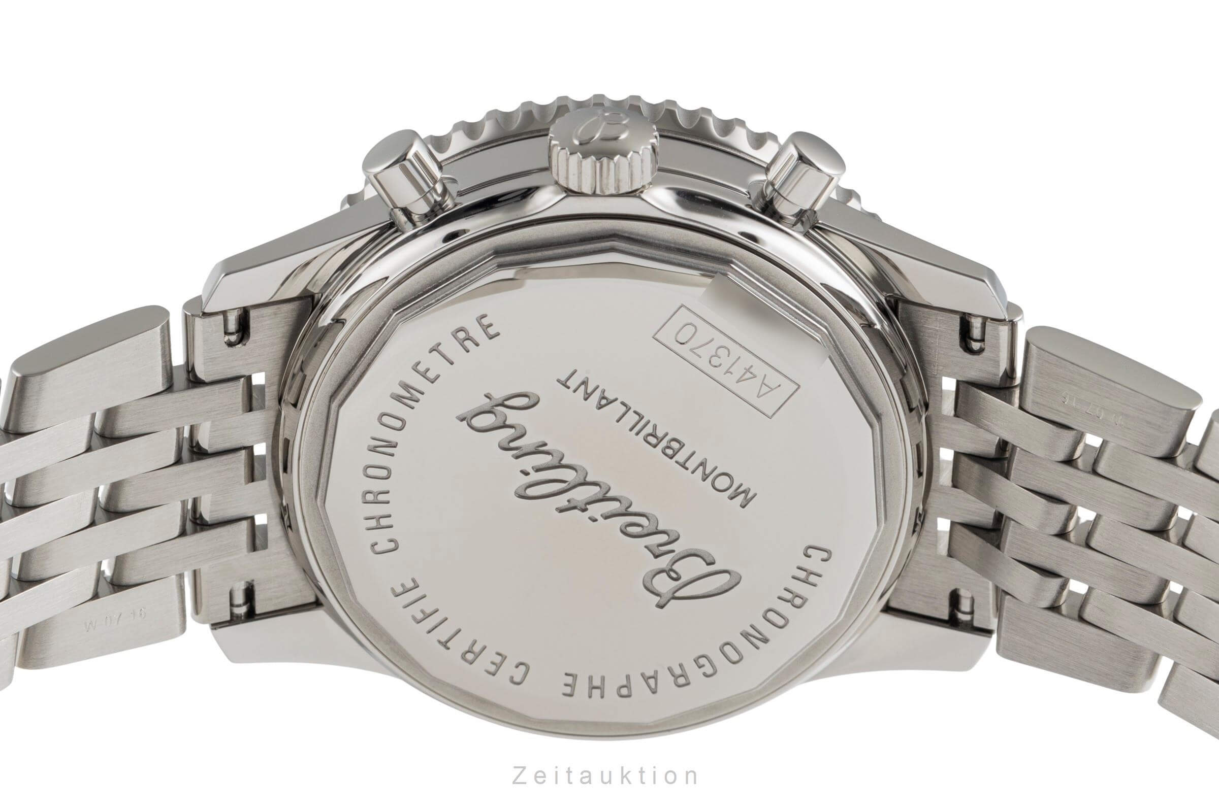 Breitling Montbrillant chronographe acier automatique montre pour hommes A4137012/G789 LP: 9300EUR  [2501747]