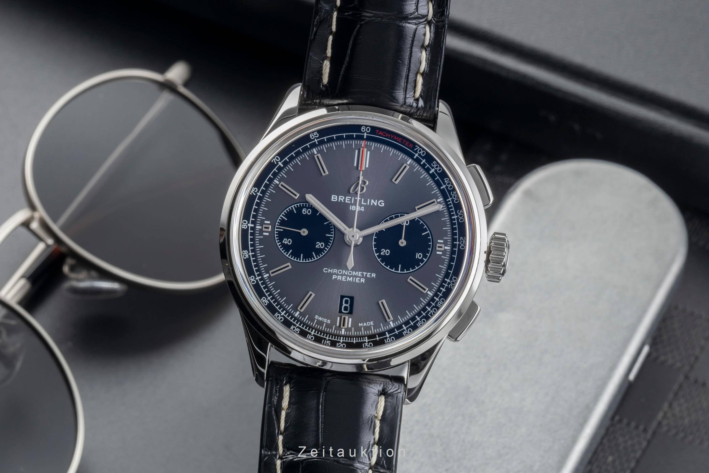 Breitling Premier cronografo acciaio automatismo orologio da uomo AB0118  [2501748]