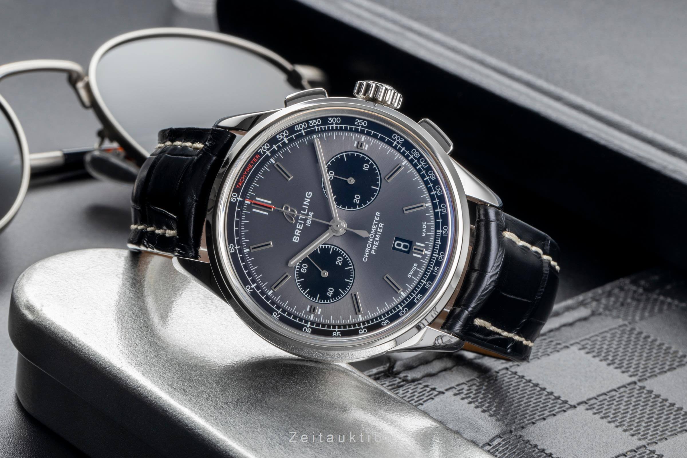 Breitling Premier cronografo acciaio automatismo orologio da uomo AB0118  [2501748]