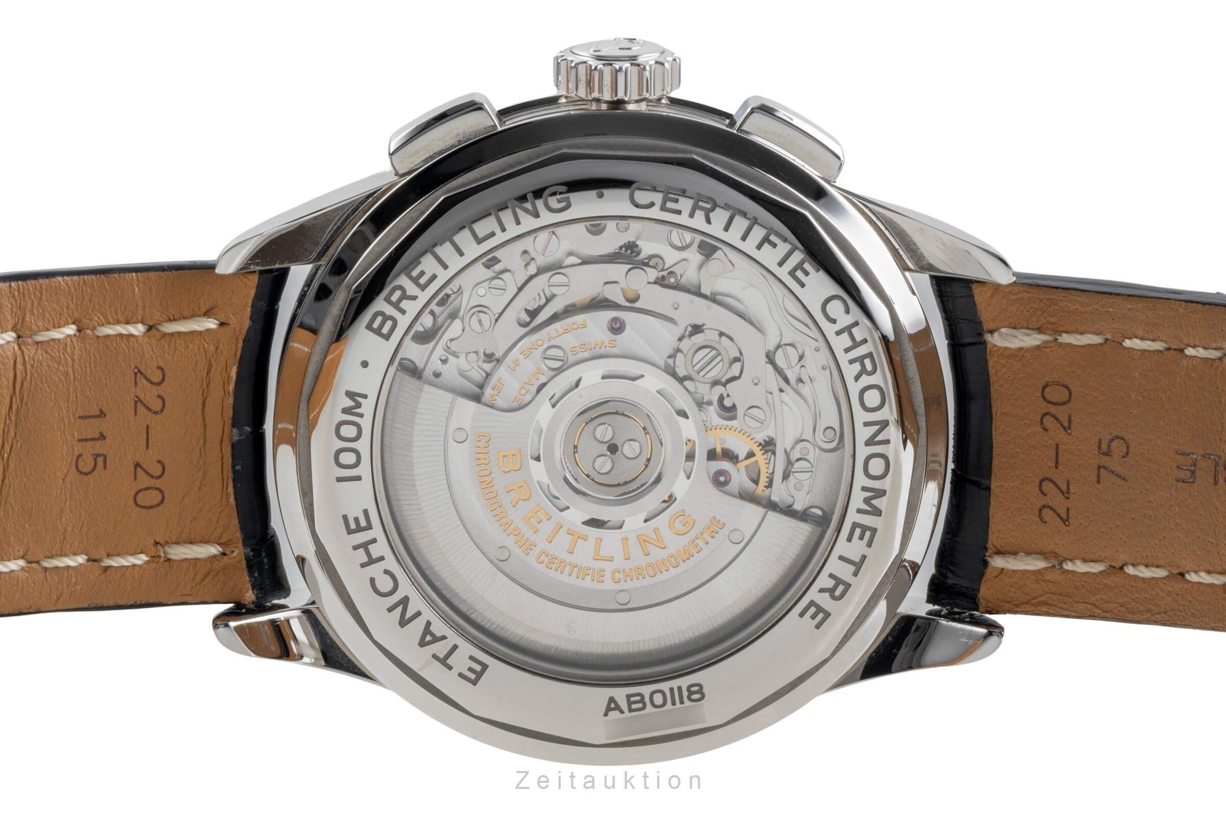 Breitling Premier cronografo acciaio automatismo orologio da uomo AB0118  [2501748]