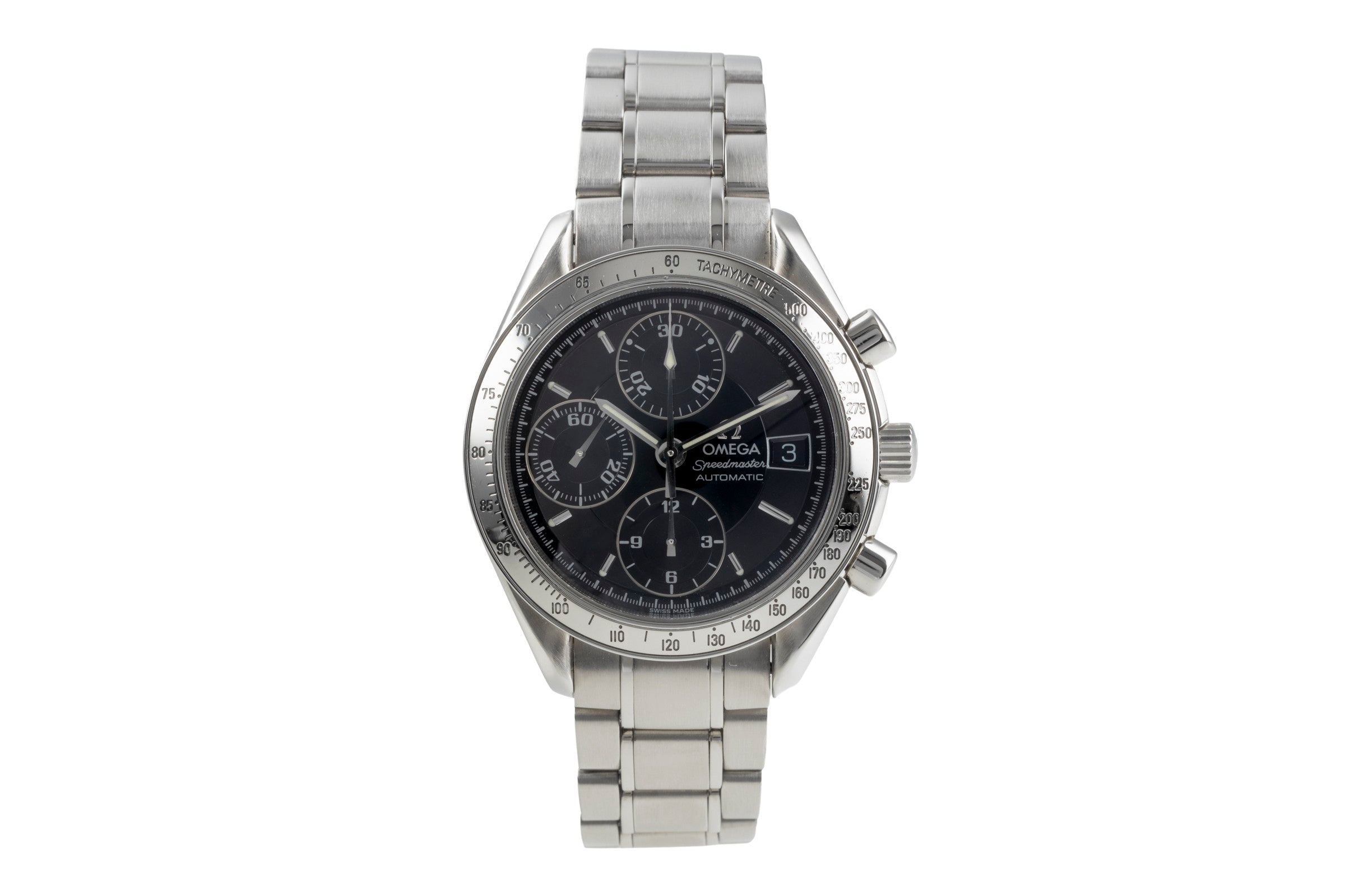 Omega Speedmaster Date chronograph steel automatic men's watch 3513.50.00 LP: 6100EUR  [2501751]