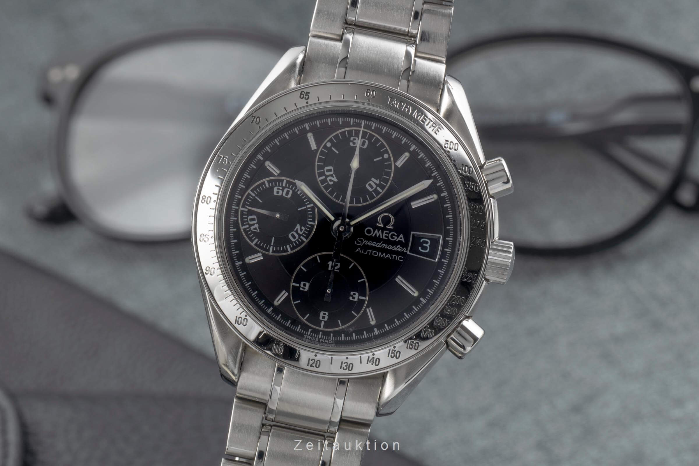 Omega Speedmaster Date cronografo acciaio automatismo orologio da uomo 3513.50.00 LP: 6100EUR  [2501751]