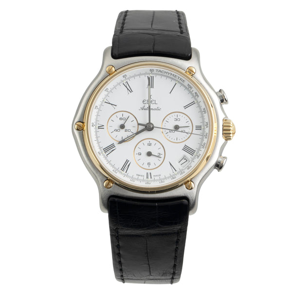 Ebel 1911 chronograph steel / gold automatic men's watch 1134901  [2501752]