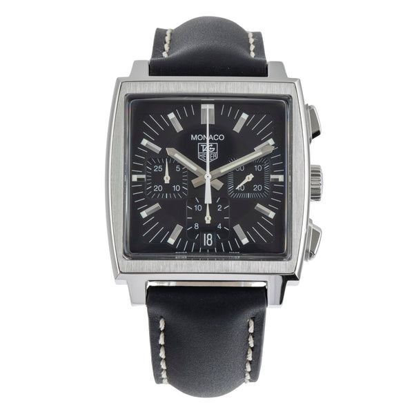 Tag Heuer Monaco cronografo acciaio automatismo orologio da uomo CW2111-0 LP: 6850EUR  [2501753]