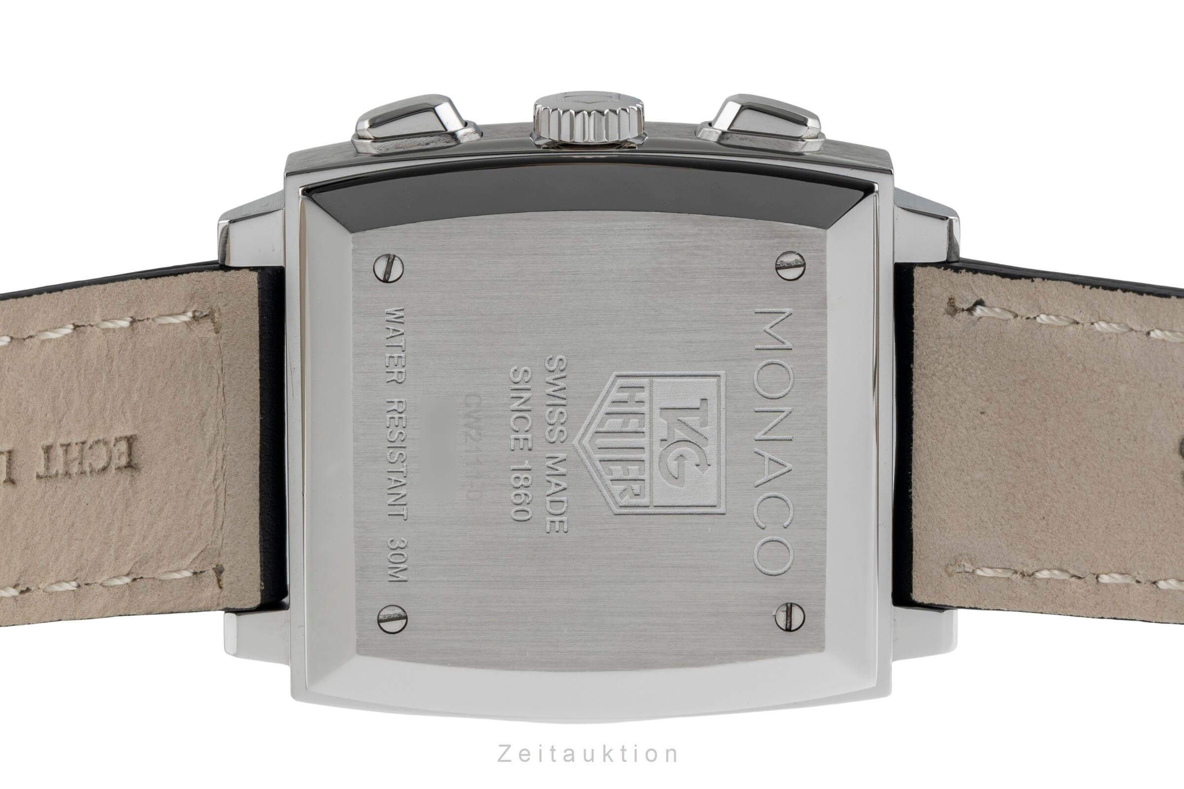 Tag Heuer Monaco cronografo acciaio automatismo orologio da uomo CW2111-0 LP: 6850EUR  [2501753]