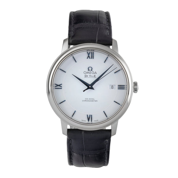 Omega De Ville 18 ct white gold automatic men's watch 424.53.40.20.04.001  [2501760]